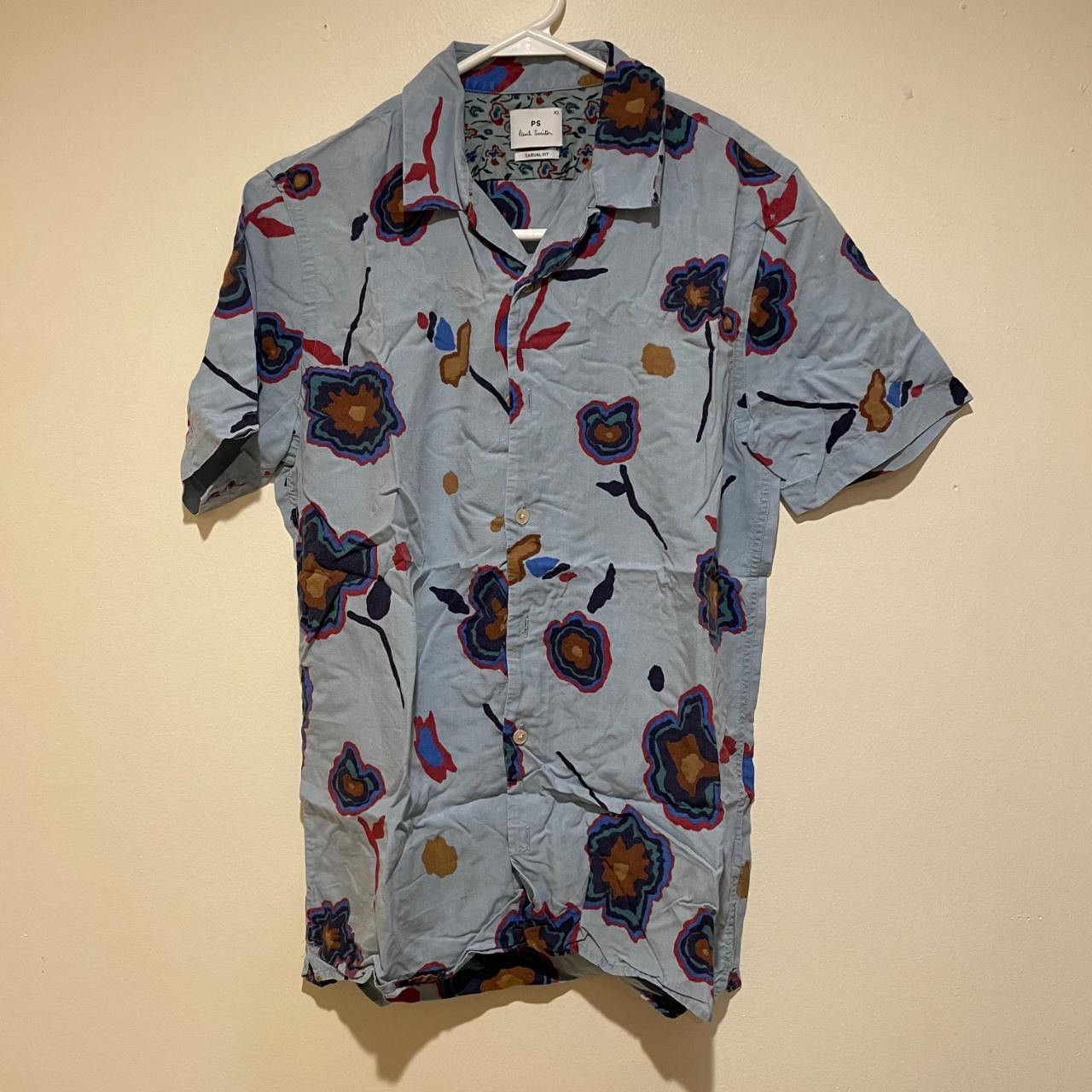 Paul Smith PS by Paul Smith Floral Short-sleeve Button-up Size US XS / EU 42 / 0 - 1 Thumbnail