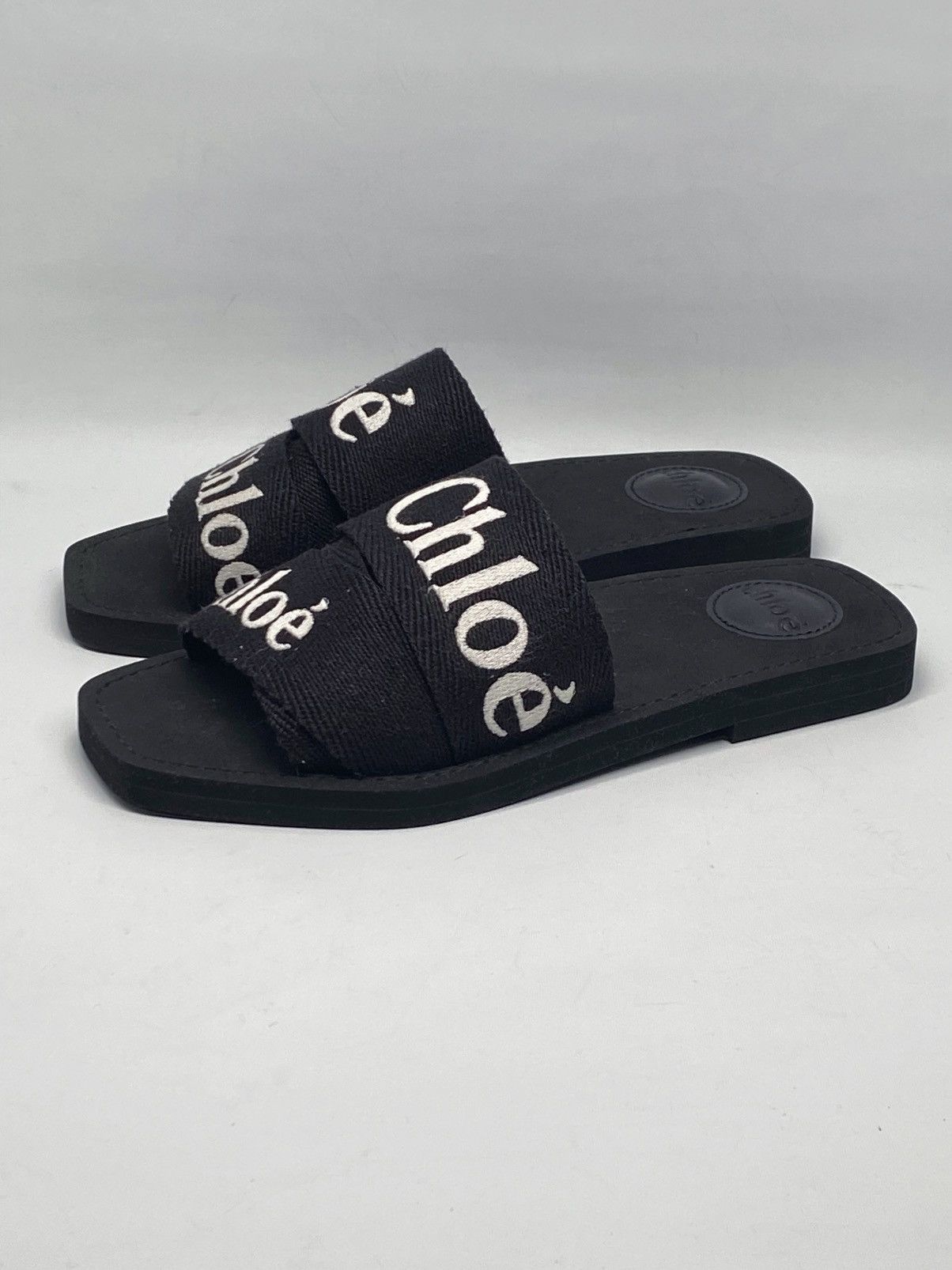 Chloe Chloe Woody Logo Slide Sandal size 37 Size US 7 / IT 37 - 4 Thumbnail