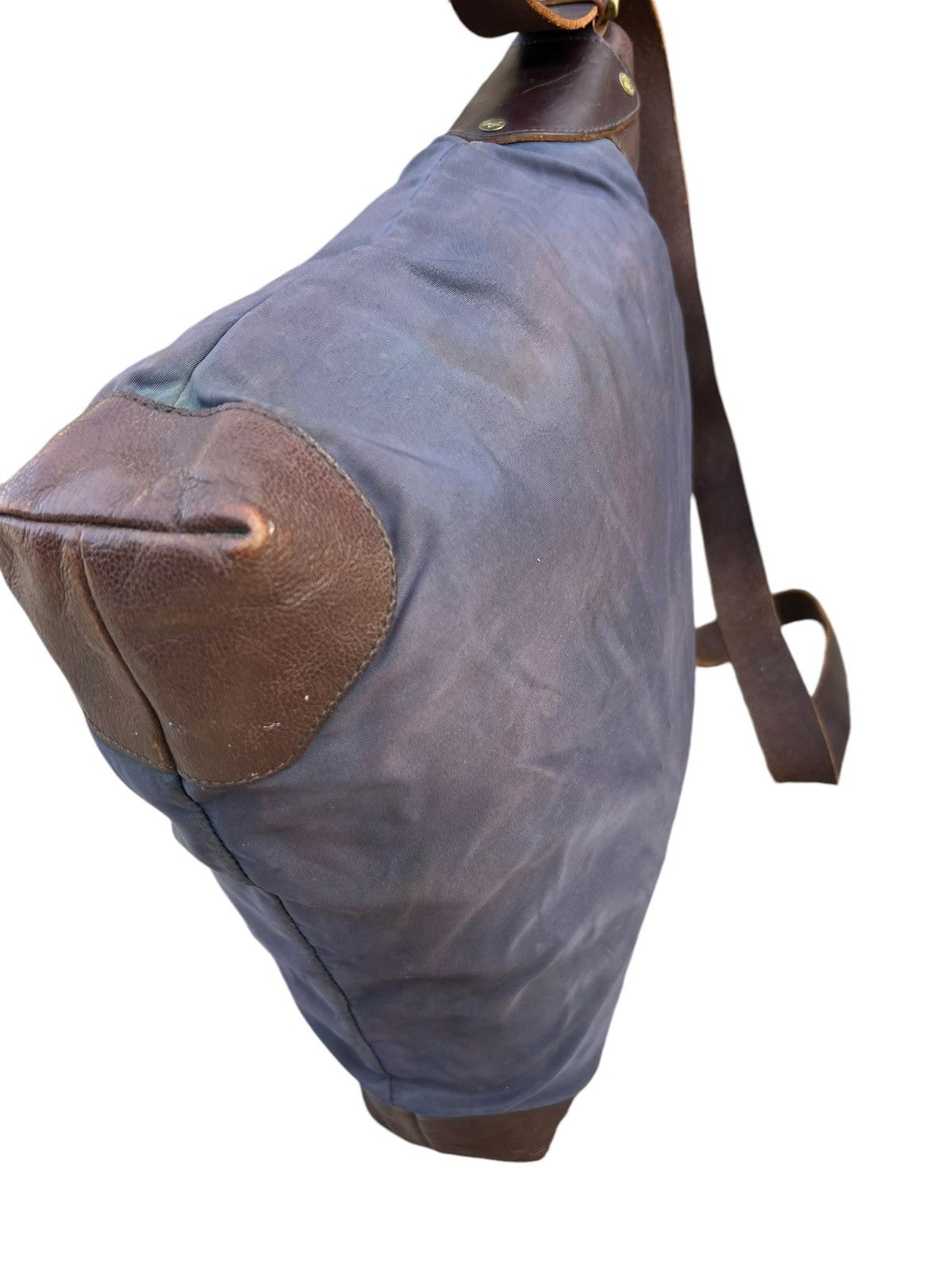 Il Bisonte Vintage IL BISONTE Sun Faded Nylon Leather 2 Way Bag Size ONE SIZE - 13 Thumbnail