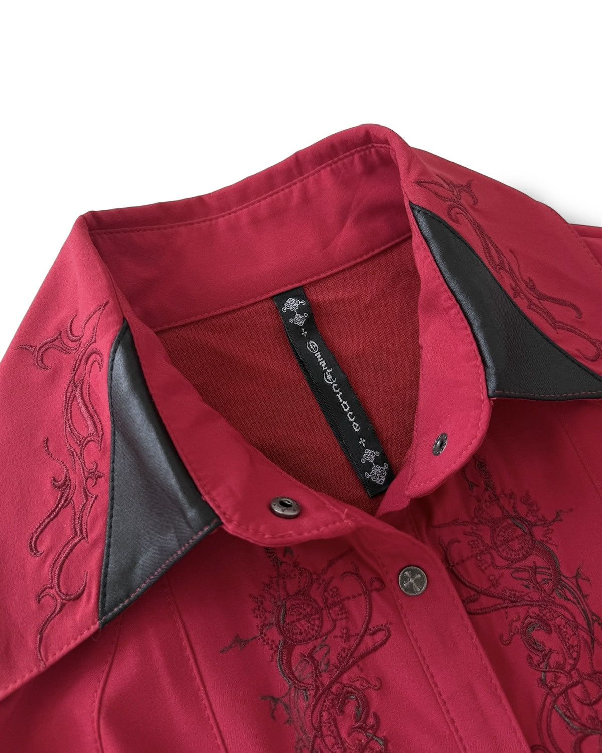 Japanese Brand Ozz Croce Gothic Button Shirt Size M / US 6-8 / IT 42-44 - 7 Thumbnail