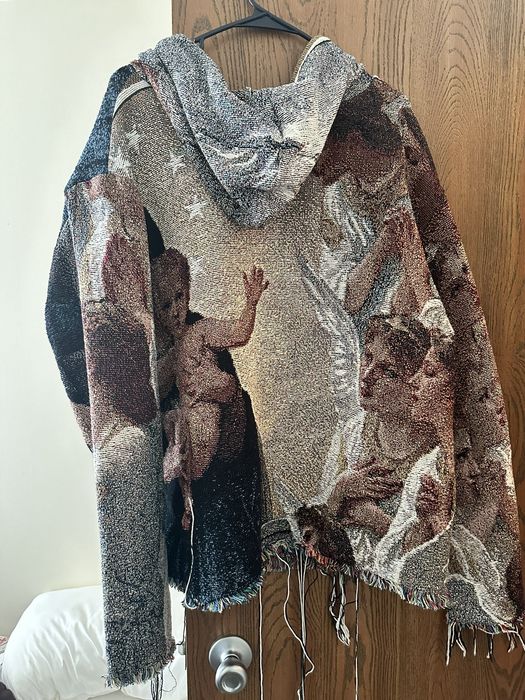 Vintage Melody Park Angel Tapestry Hoodie Grailed