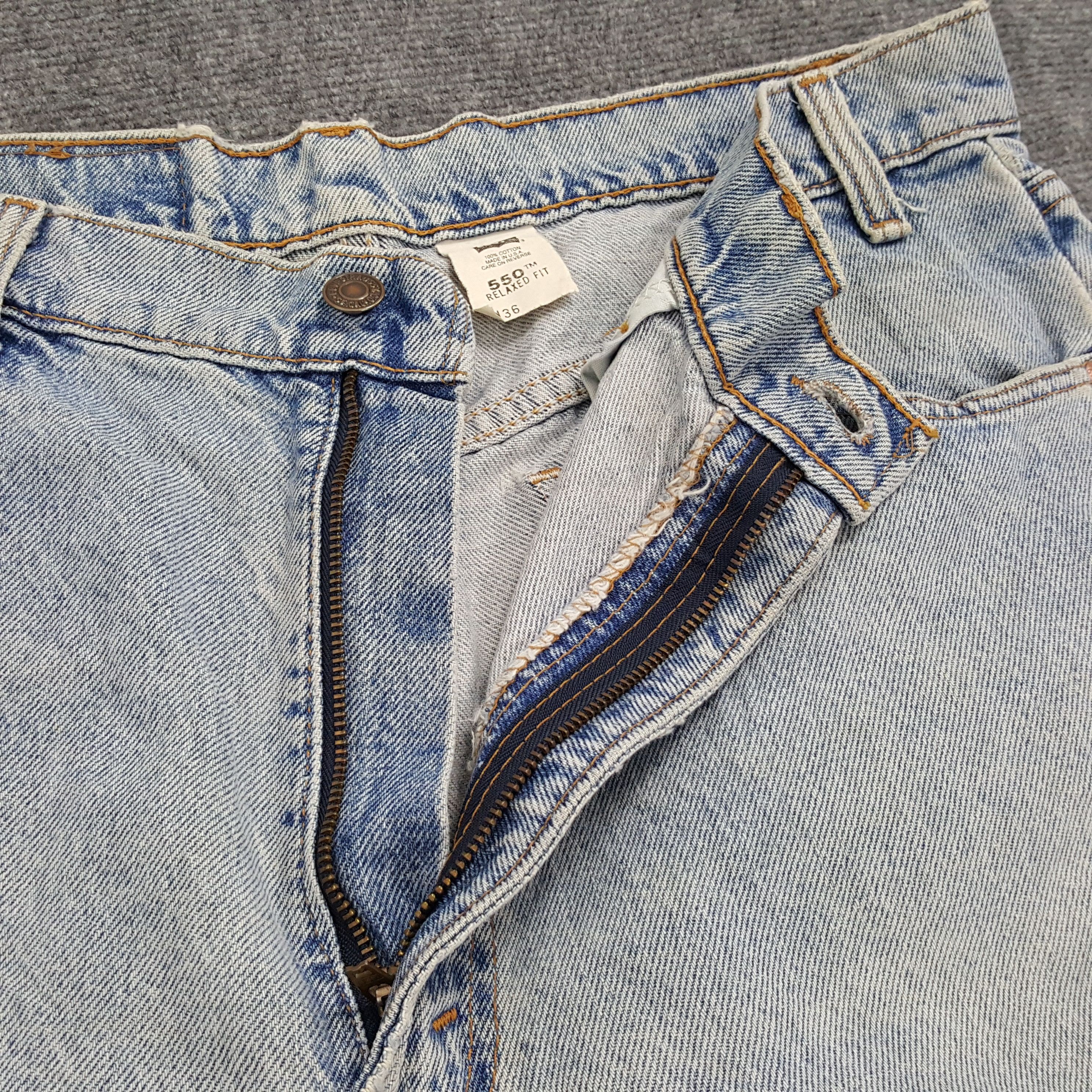 Levi's × Vintage LEVI'S 550 American Denim Style Short Jeans Size US 34 / EU 50 - 11 Thumbnail