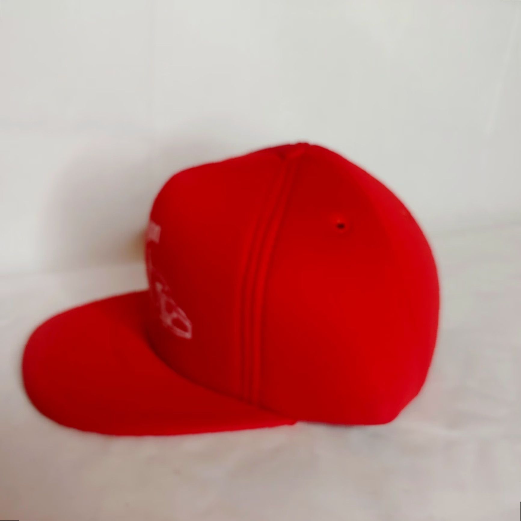 Vintage VINTAGE San Sun Paul Bunyan Tree Service Cap Foam Trucker Snap Back Red Hat Chainsaw Adjustable Men Hat Size ONE SIZE - 4 Thumbnail