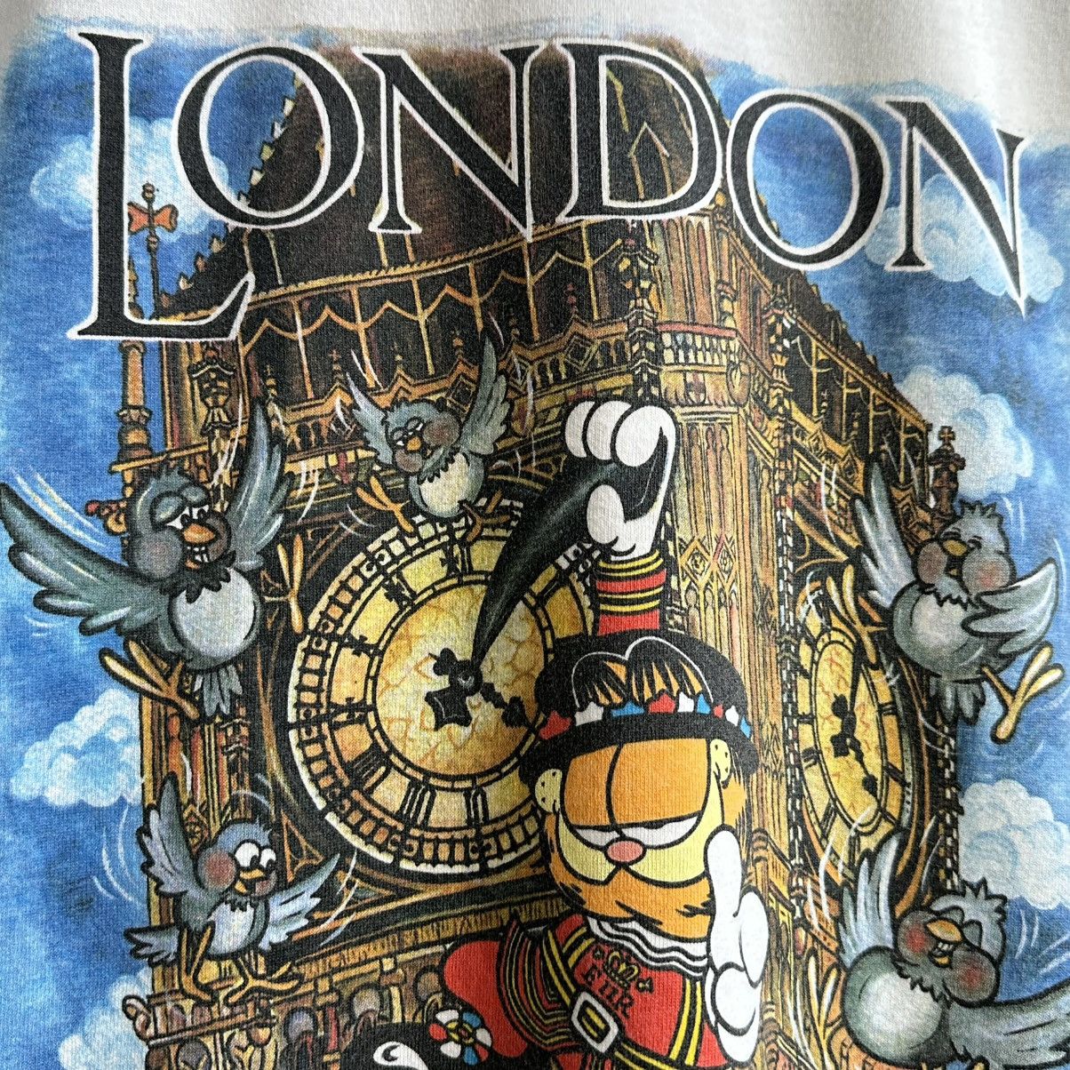 Vintage Vintage 90s Garfield London England Movie Graphic Tee Size US S / EU 44-46 / 1 - 3 Thumbnail