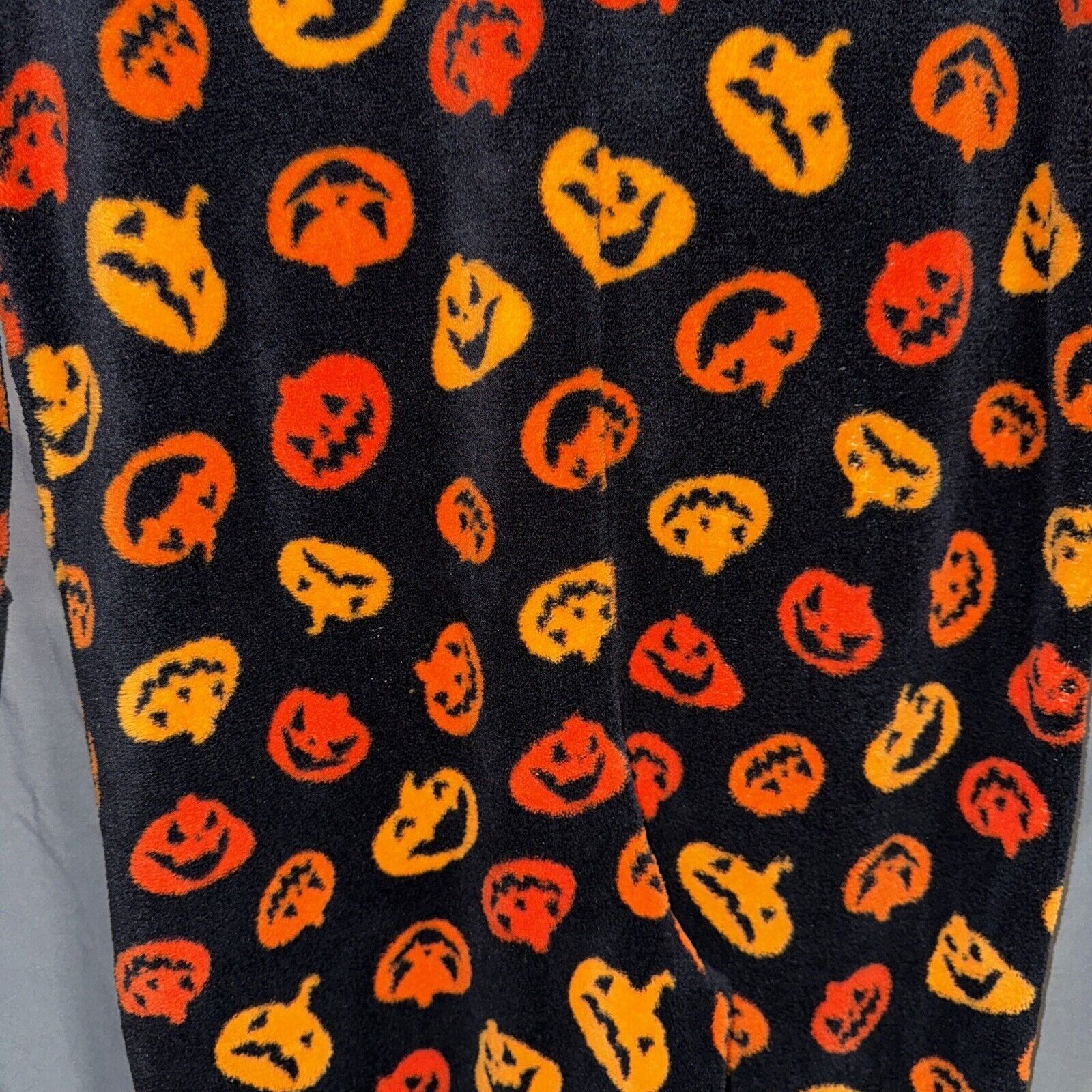 Other Pillow Talk Footed Pajama Halloween Laughing Pumpkins Black Size M / US 6-8 / IT 42-44 - 14 Thumbnail