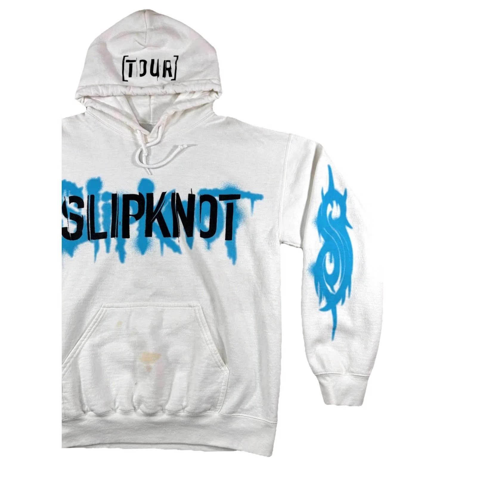 Doublet Slipknot Hoodie Sweatshirt White Double Sided Graphic • Size M • Men’s Pullover All Seasons Size US M / EU 48-50 / 2 - 4 Thumbnail