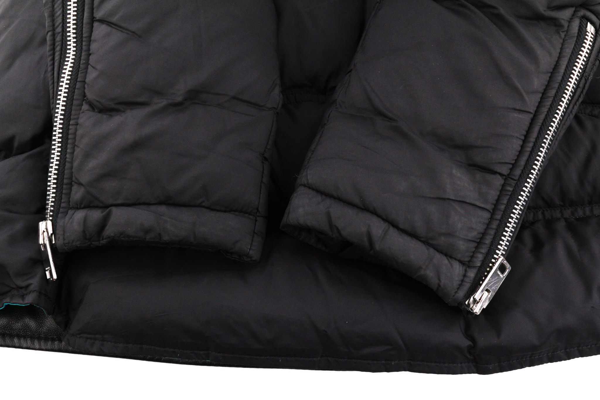 Diesel L-WINTER M Black Lambskin Leather Padded Jacket 81725 Size US M / EU 48-50 / 2 - 16 Thumbnail