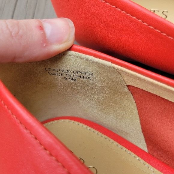 Talbots Talbots Jessie Red Nappa Leather Classic Penny Loafer Moc To Size US 9.5 / IT 39.5 - 7 Thumbnail