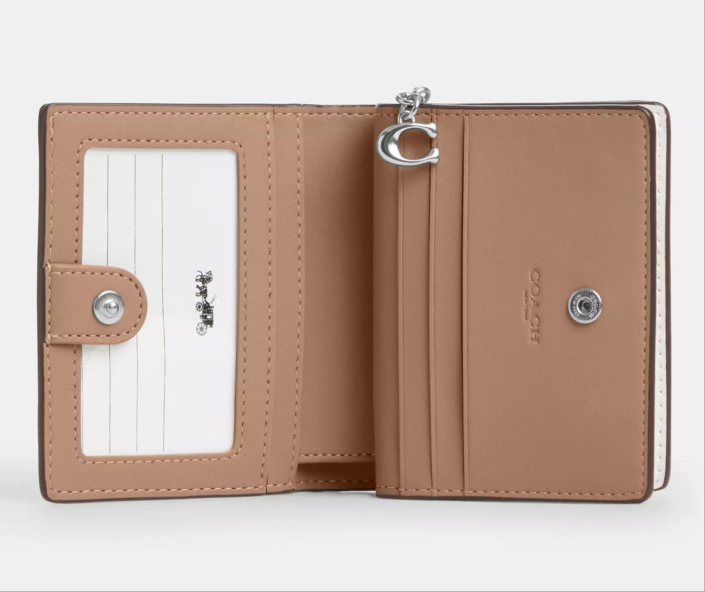 Coach Snap Wallet With Cherry Print CDF19 Size ONE SIZE - 10 Thumbnail