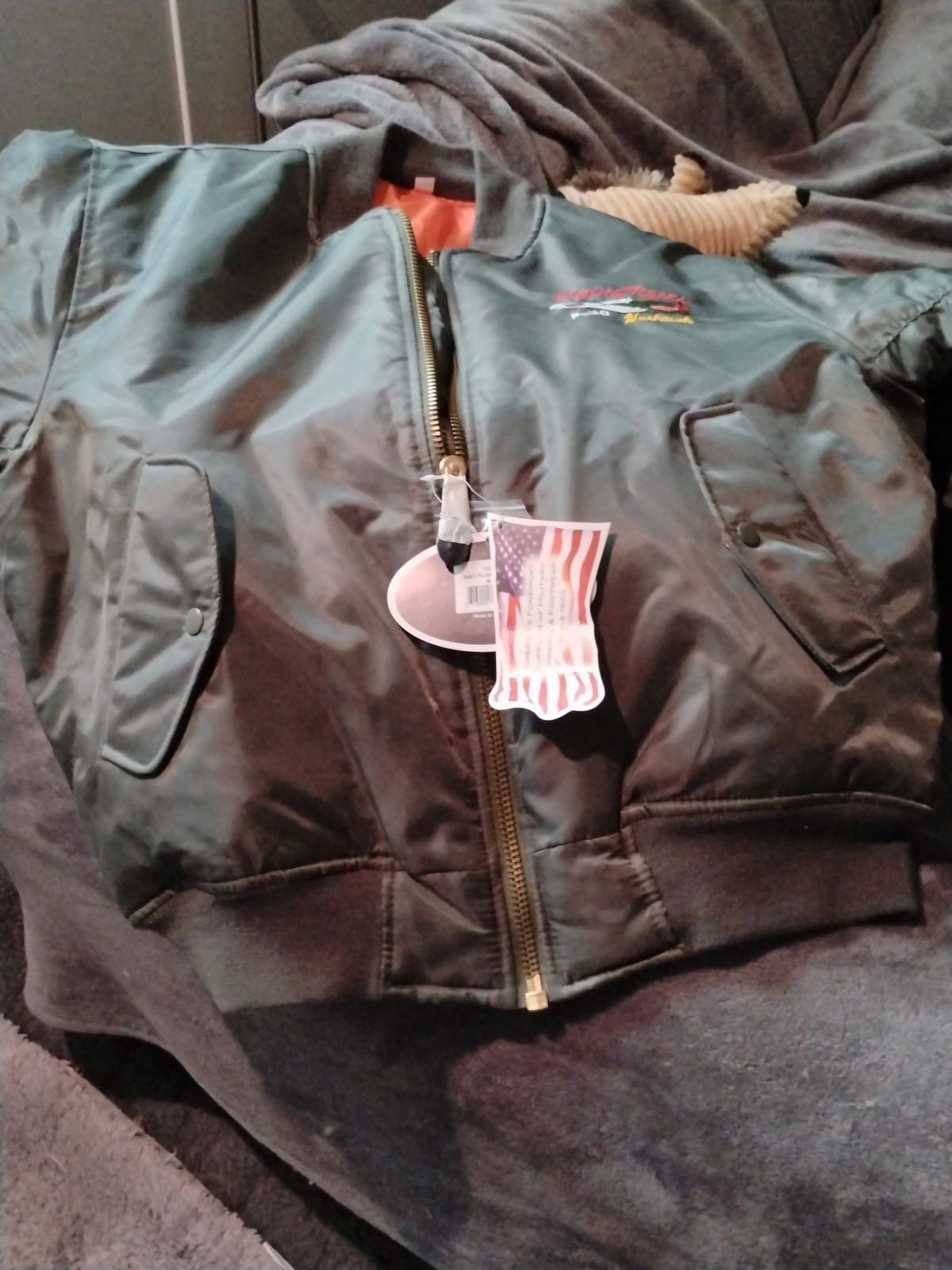 Rothco NWT Rothco REVERSIBLE MA-1 Flight Jacket Tigers P-40 Bomber Size US M / EU 48-50 / 2 - 10 Thumbnail