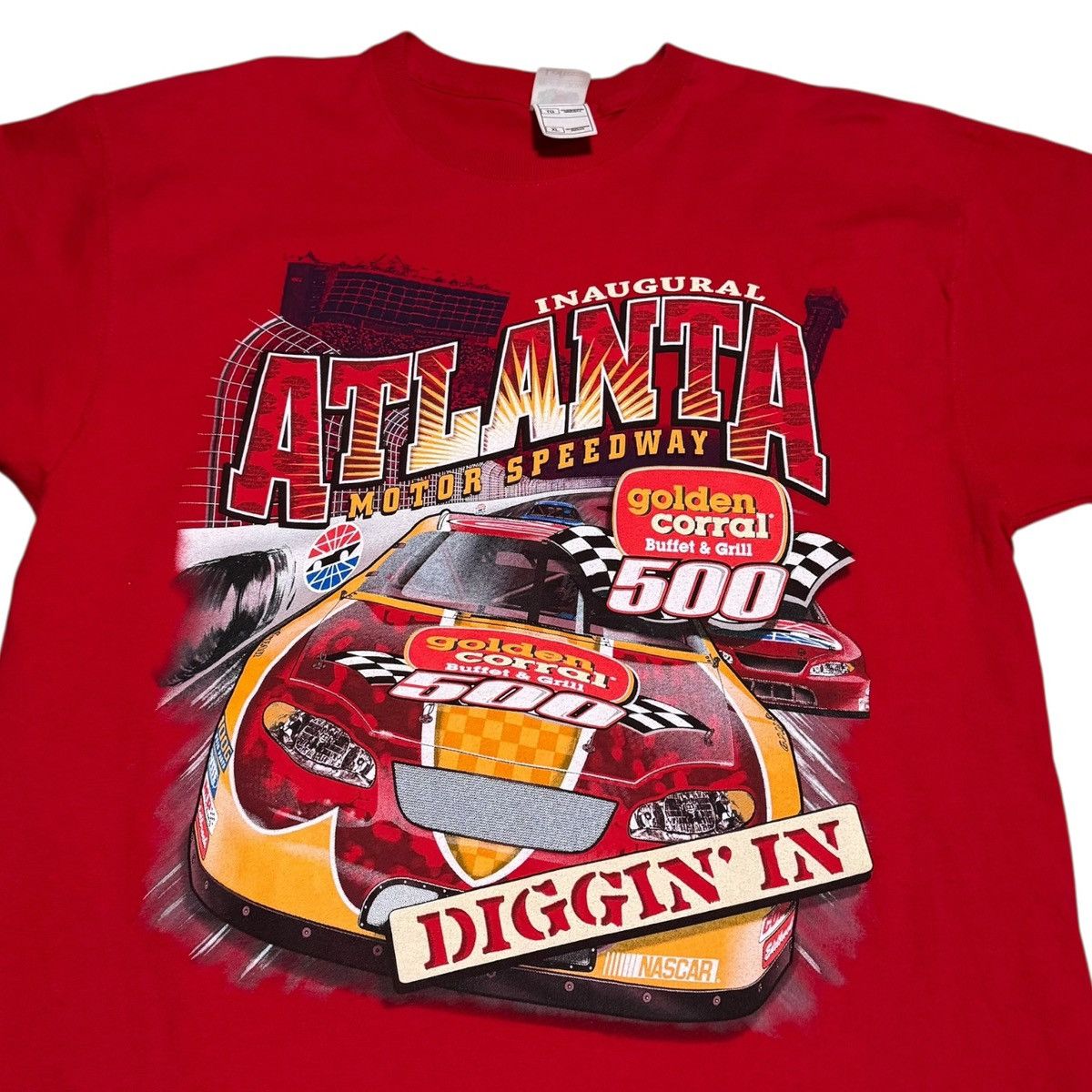 Fruit Of The Loom Vintage 2004 Golden Corral 500 NASCAR Shirt Men's L Size US L / EU 52-54 / 3 - 2 Thumbnail