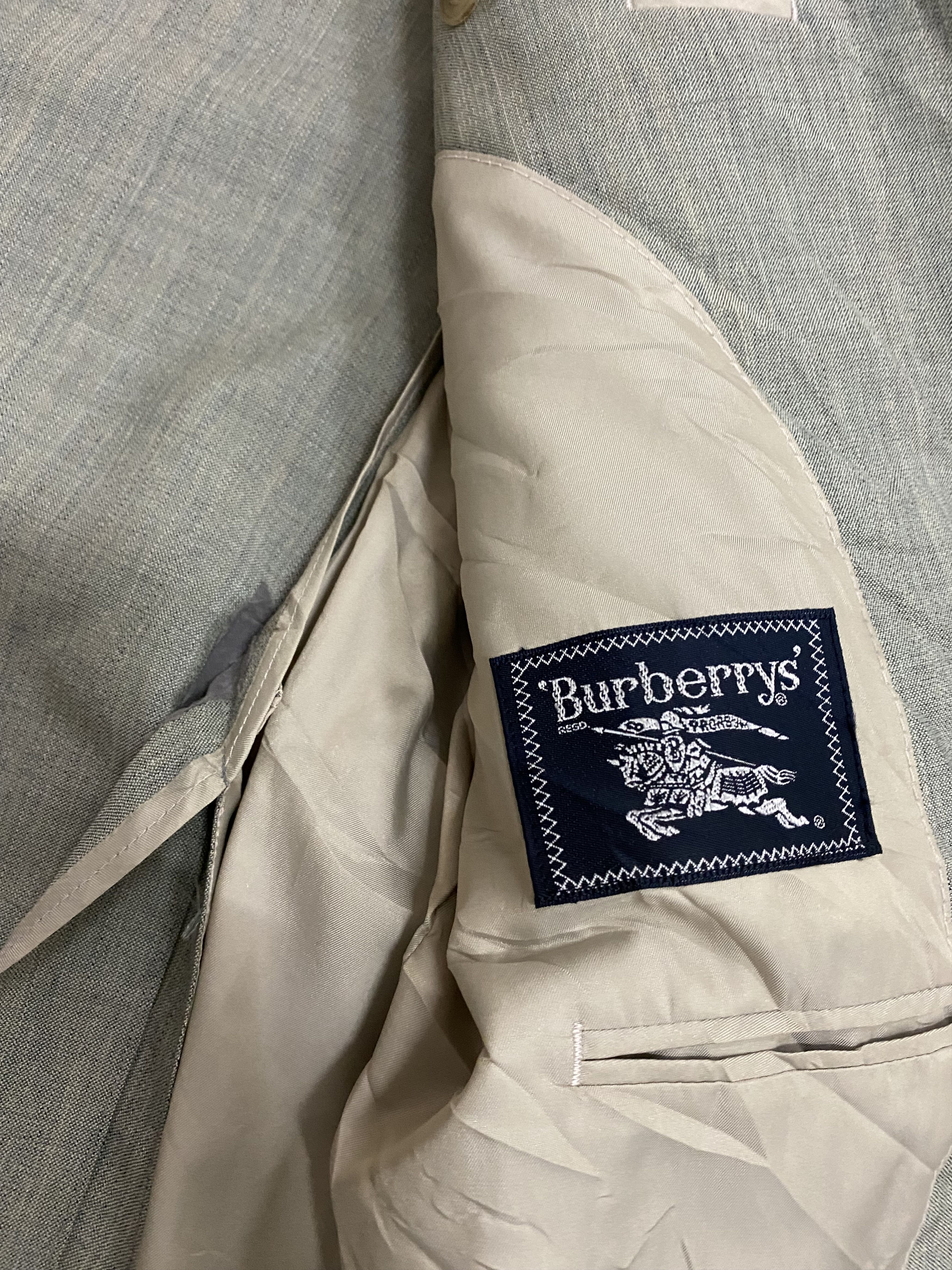 Burberry Vintage Burberry Blazer Wool Mohair Size US M / EU 48-50 / 2 - 6 Thumbnail
