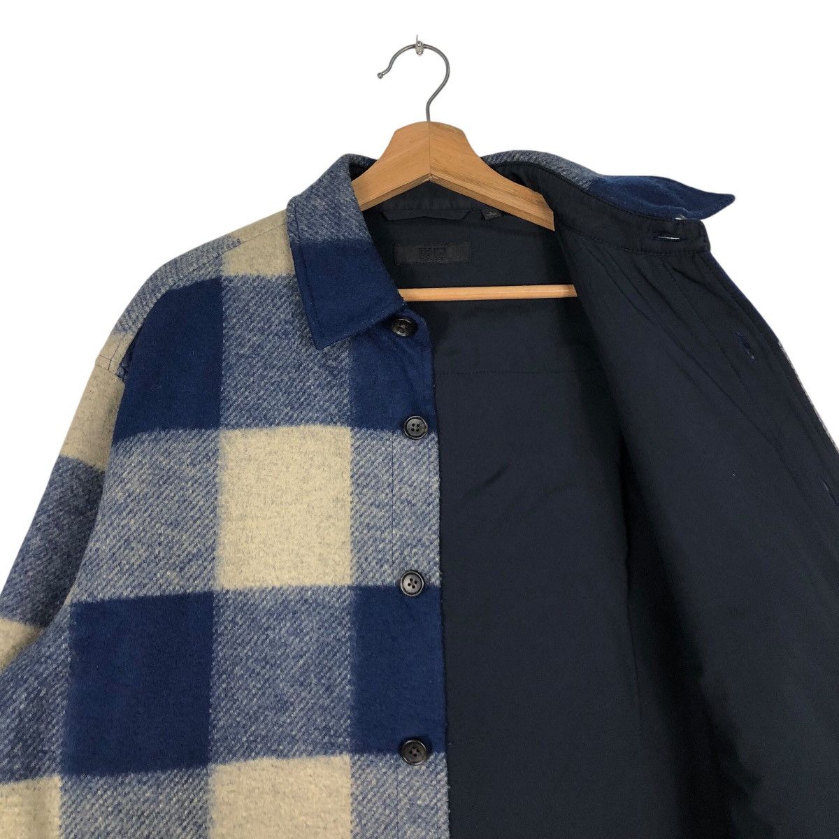 Flannel Vintage Chore Wool Jacket Uniqlo Issey Miyake Tartan Design Size US L / EU 52-54 / 3 - 13 Thumbnail
