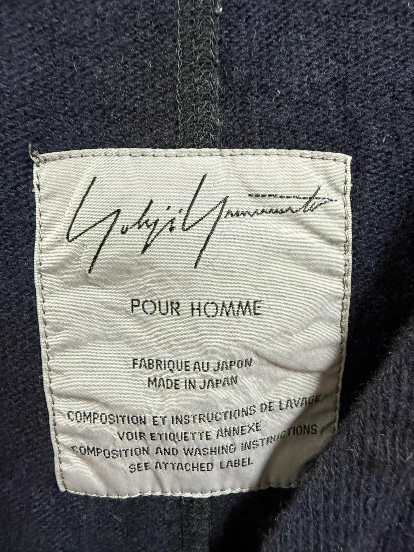 Yohji Yamamoto Yohji Yamamoto POUR HOMME Dyed Wool Cardigan K20 Size US M / EU 48-50 / 2 - 3 Thumbnail