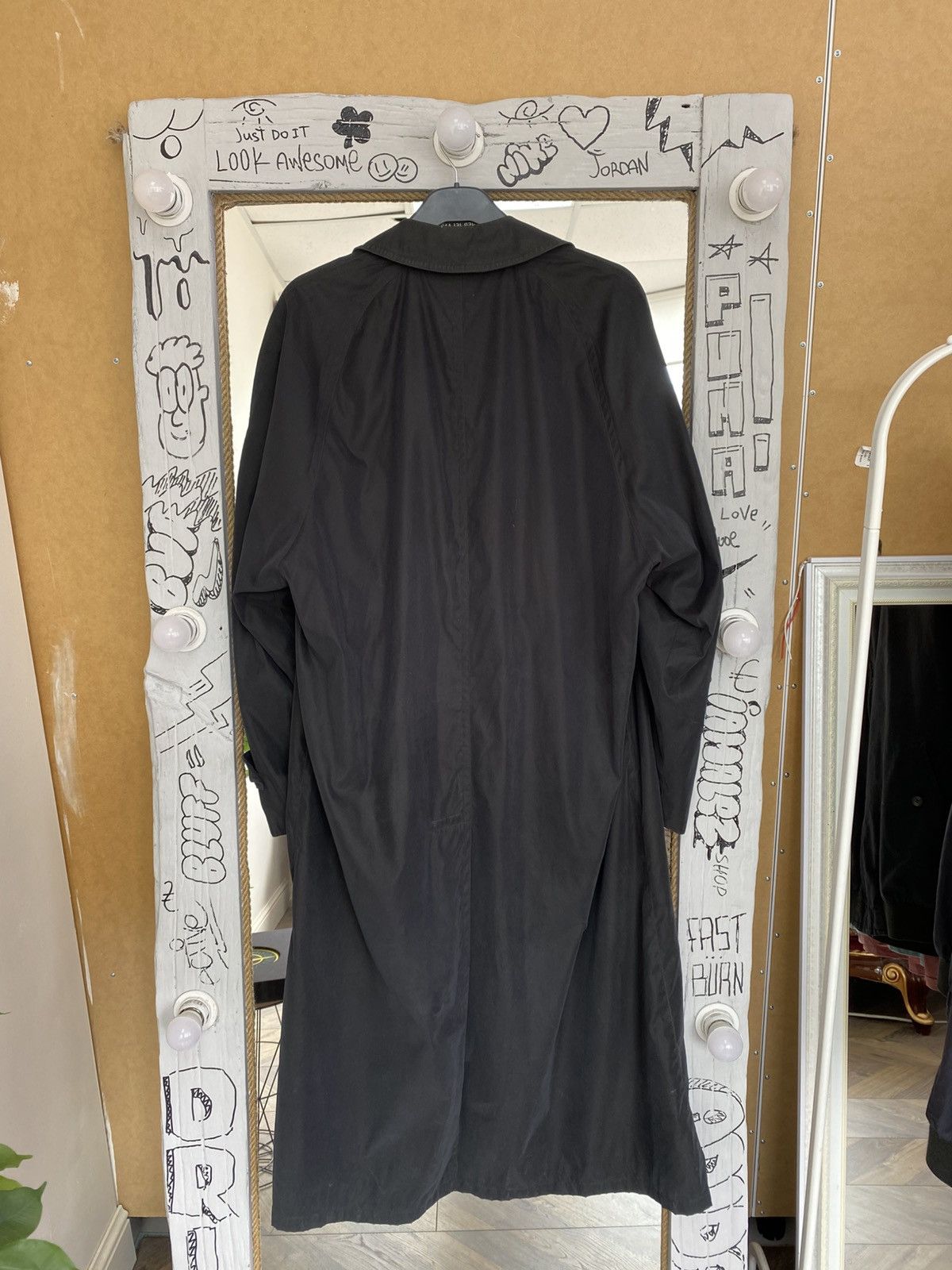 Herno Herno 90S Light Black Trench Coat Vintage Size US L / EU 52-54 / 3 - 13 Thumbnail