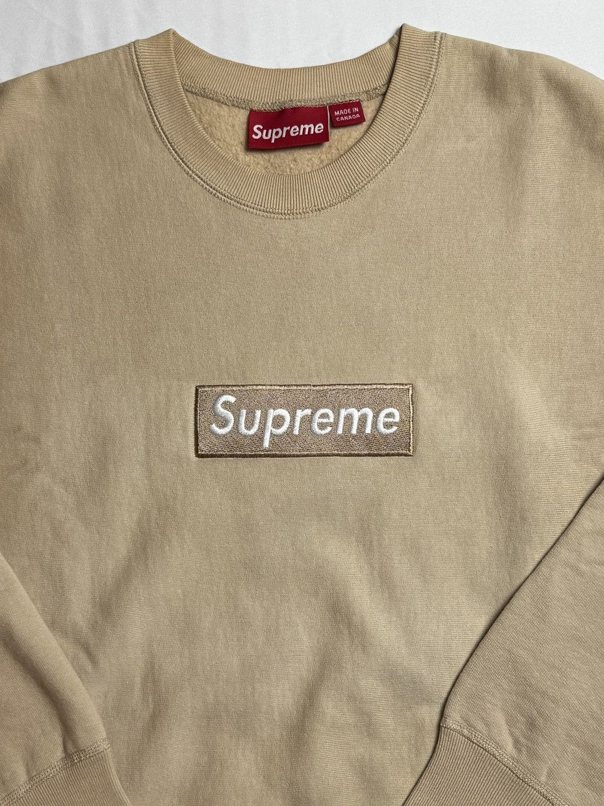 Supreme Supreme Sand Box Logo Crewneck 2002 Size US L / EU 52-54 / 3 - 1 Thumbnail