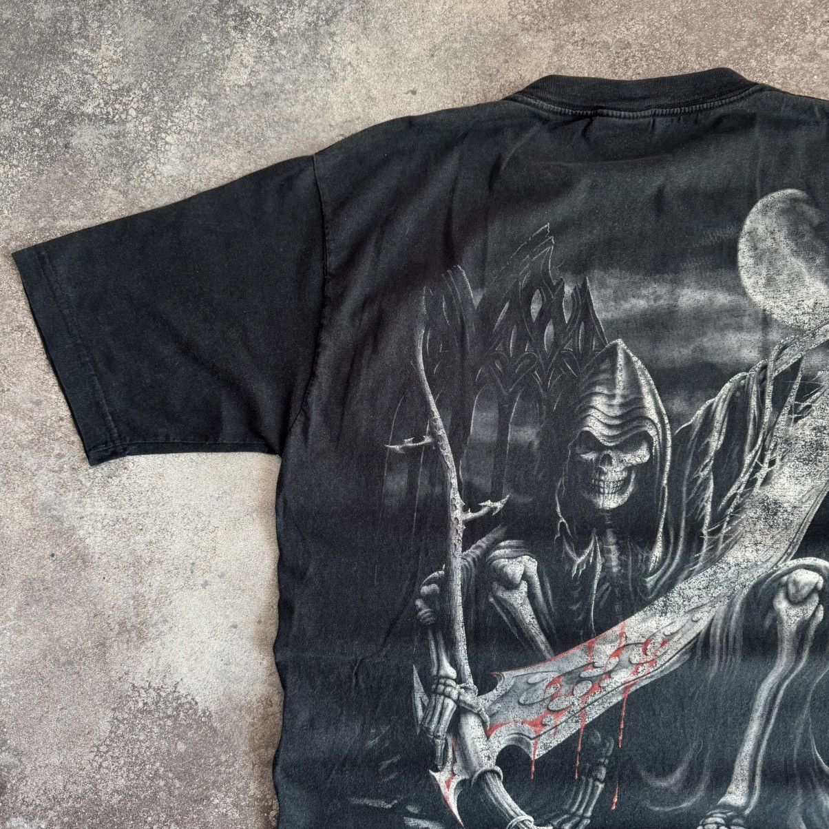Affliction Spiral Gothic Y2K Faded T-Shirt (Affliction vibe) Size US L / EU 52-54 / 3 - 8 Thumbnail