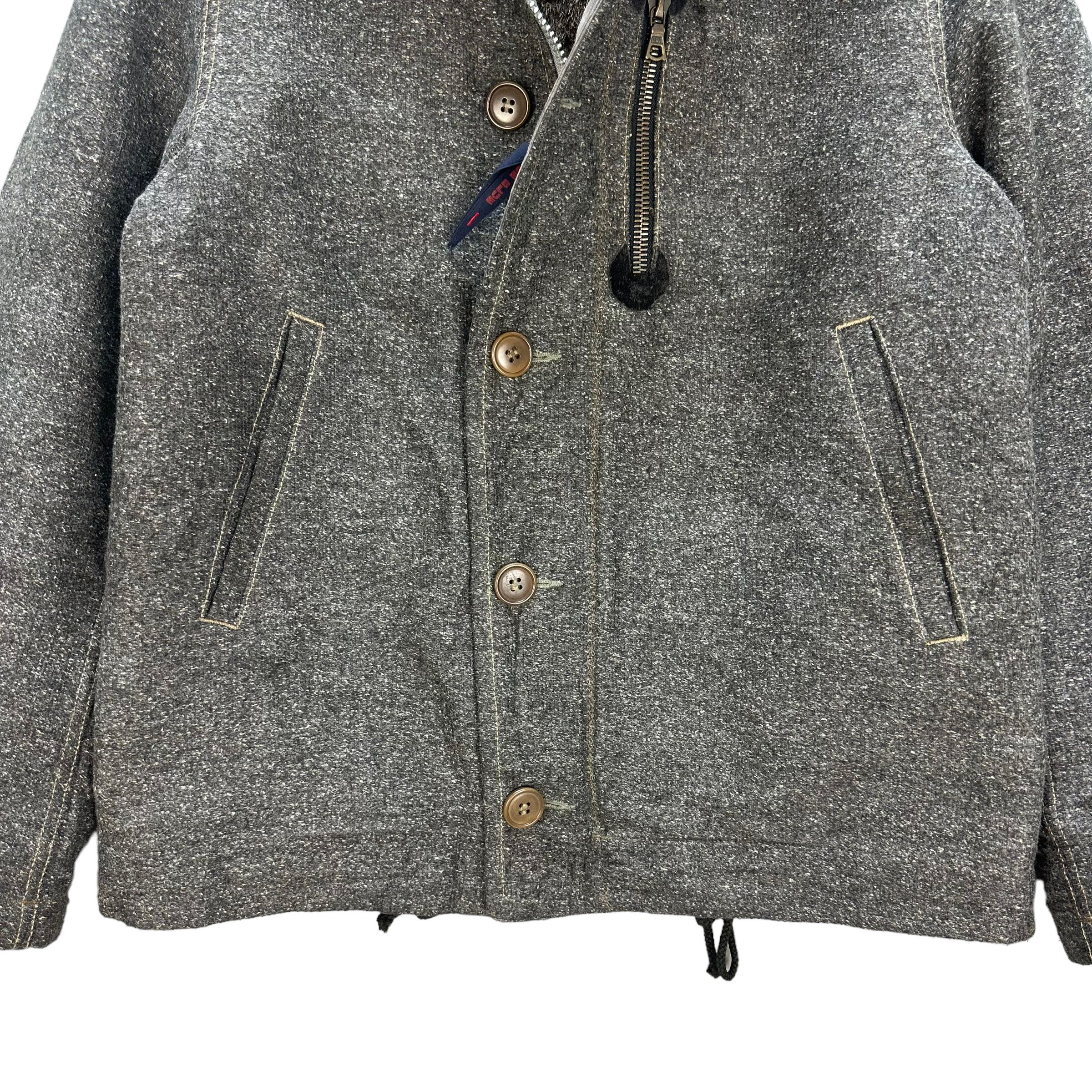 Blue Blue Japan VINTAGE BLUE BLUE JAPAN SHERPA CHORE JACKET #8017-196 Size US L / EU 52-54 / 3 - 4 Thumbnail