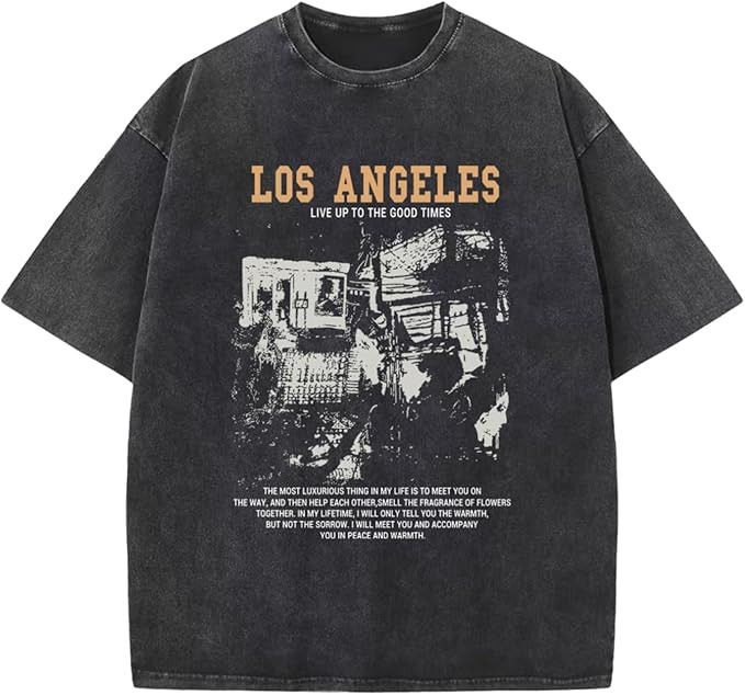 Other LA Vintage Streetwear T-Shirt | Baggy Fit Size US L / EU 52-54 / 3 - 1 Thumbnail