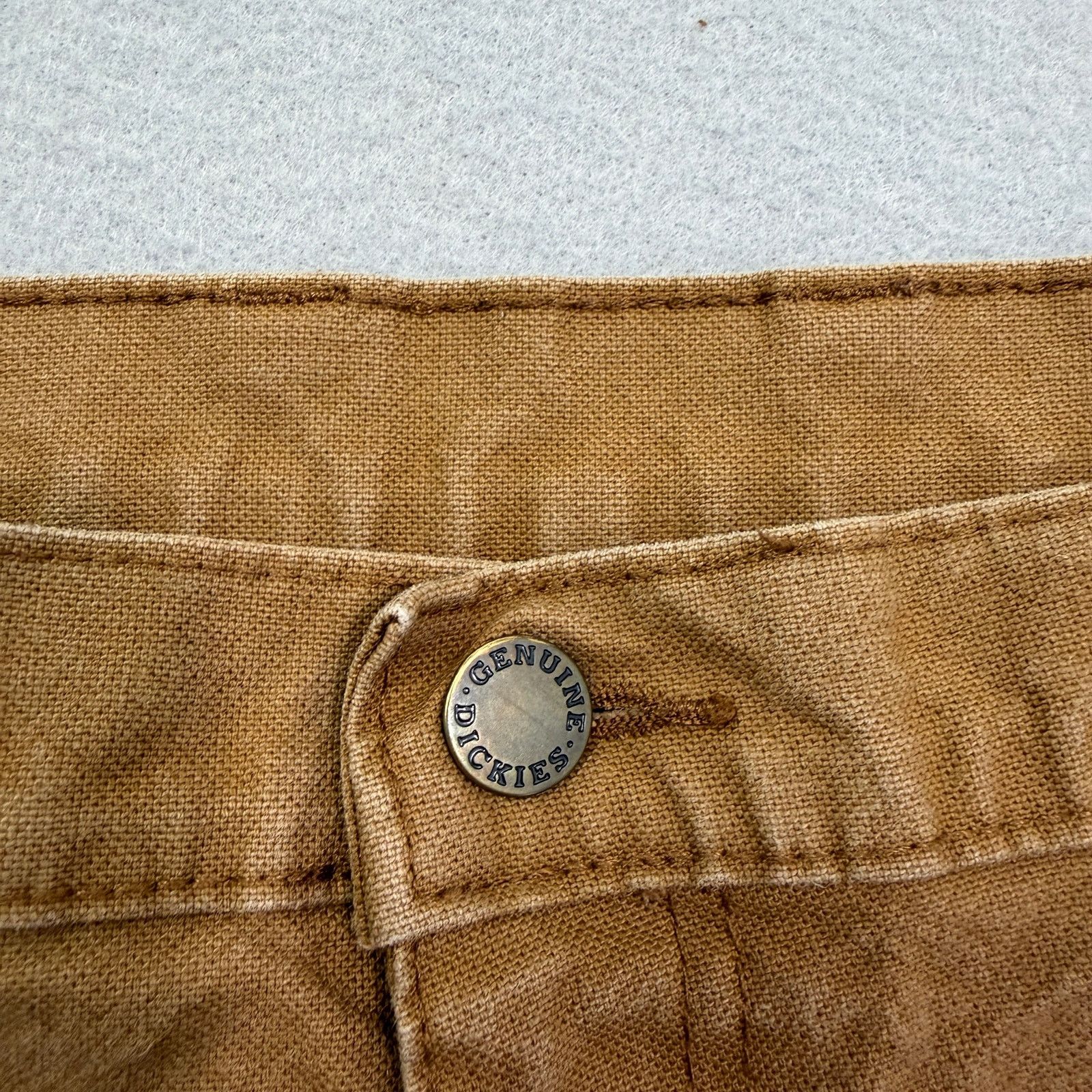 Dickies Vintage Dickies Carpenter Pants Mens 34x32 Tan Workwear Size US 34 / EU 50 - 4 Thumbnail