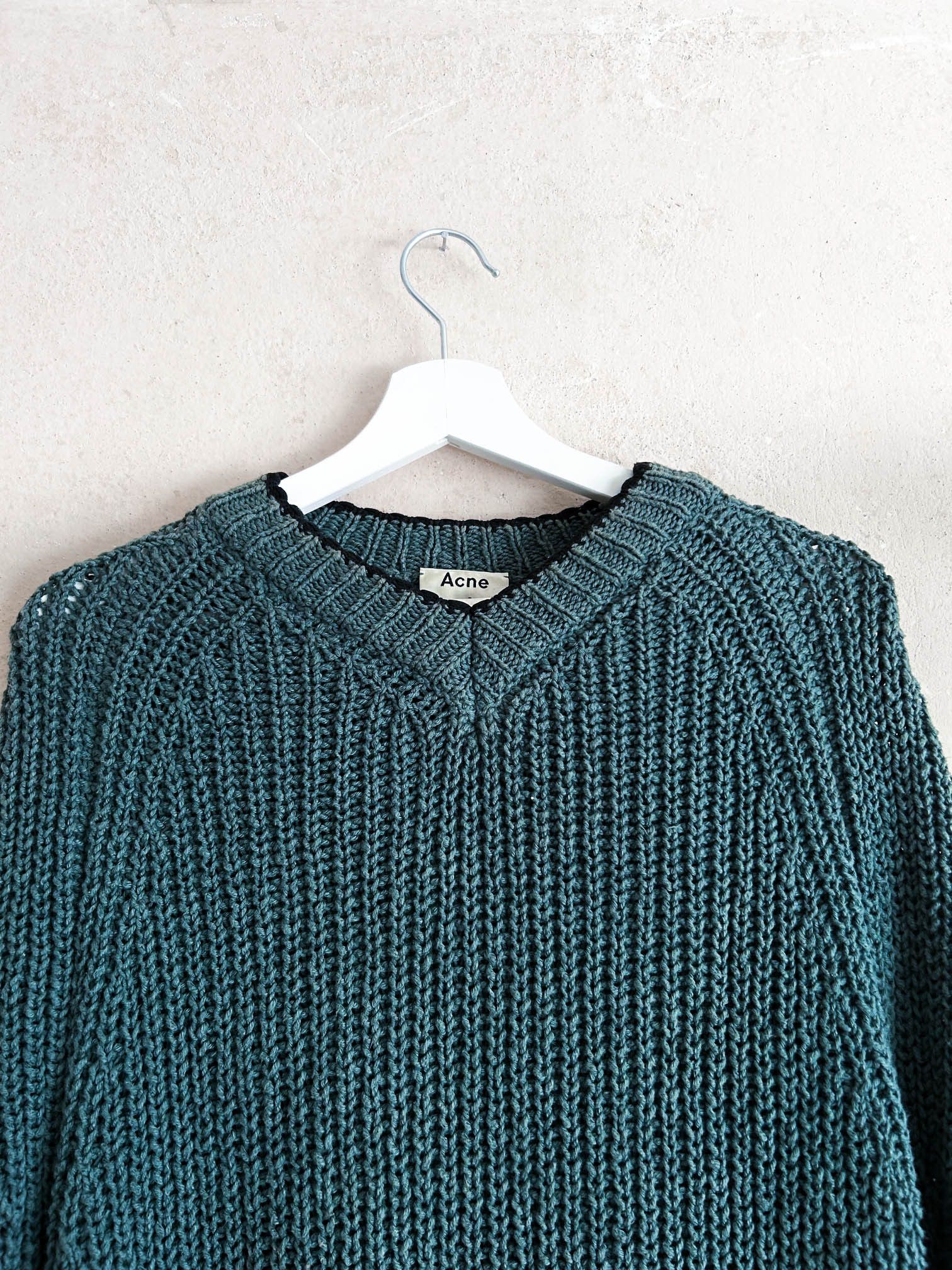 Acne Studios Kenan Contrast Knit Sweater Size US M / EU 48-50 / 2 - 3 Thumbnail
