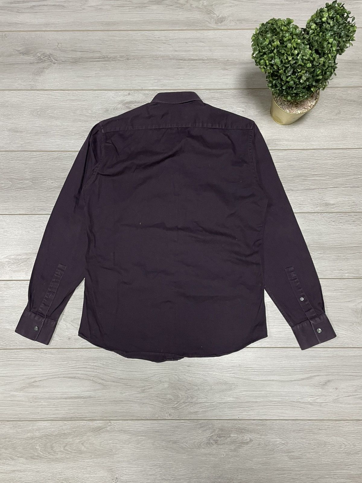Yves Saint Laurent Yves Saint Laurent vintage YSL thick shirt overshot Size US M / EU 48-50 / 2 - 9 Thumbnail