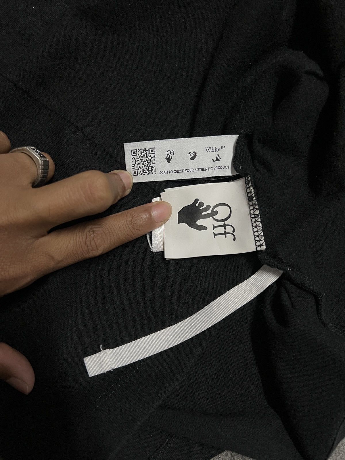 Off-White Off White Tee Shirt Virgil Black Small Size US S / EU 44-46 / 1 - 9 Thumbnail