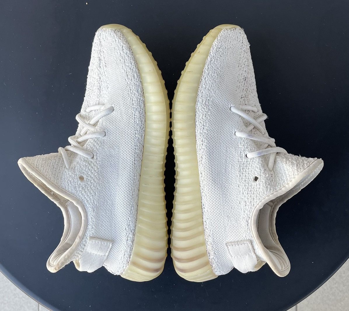 Adidas 2017 Adidas Yeezy Boost 350 v2 Cream/Triple White Shoes Size US 5.5 / IT 35.5 - 7 Thumbnail