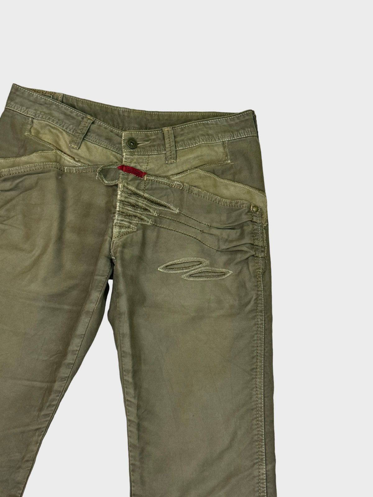 Marithe + Francois Girbaud × Vintage MARITHE FRANCOIS GIRBAUD RARE DESIGN PANTS Size US 29 - 5 Thumbnail