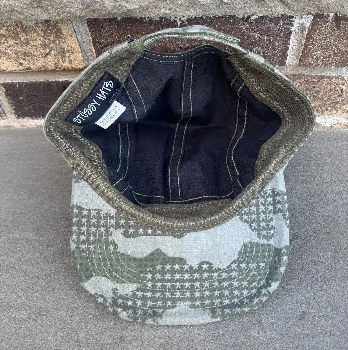Stussy Vintage Stussy Camo 5 Panel Hat Size ONE SIZE - 2 Thumbnail