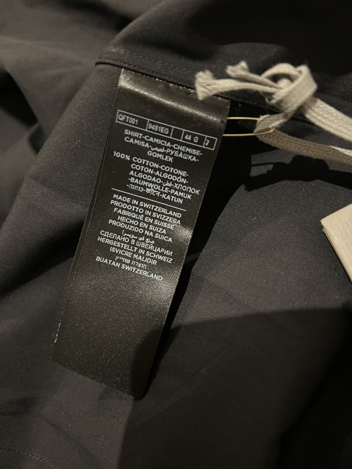 Tom Ford TOM FORD Black Dress Shirt Size 17.5 44 Long Sleeves Cotton Size US L / EU 52-54 / 3 - 10 Thumbnail