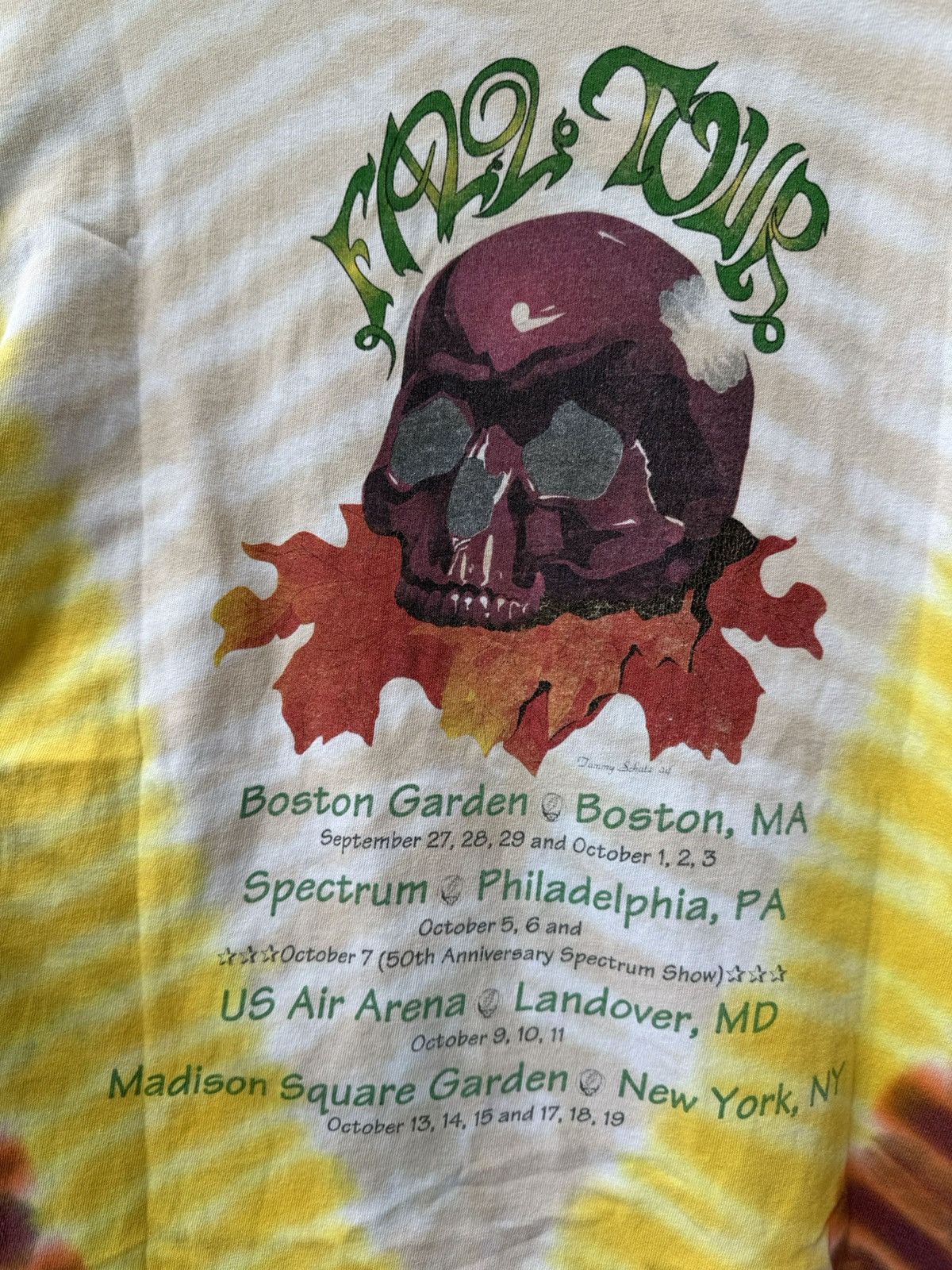 Band Tees Vintage Grateful Dead Tie Dye 'Harvester' T-shirt ©️1994 Size US XL / EU 56 / 4 - 5 Thumbnail