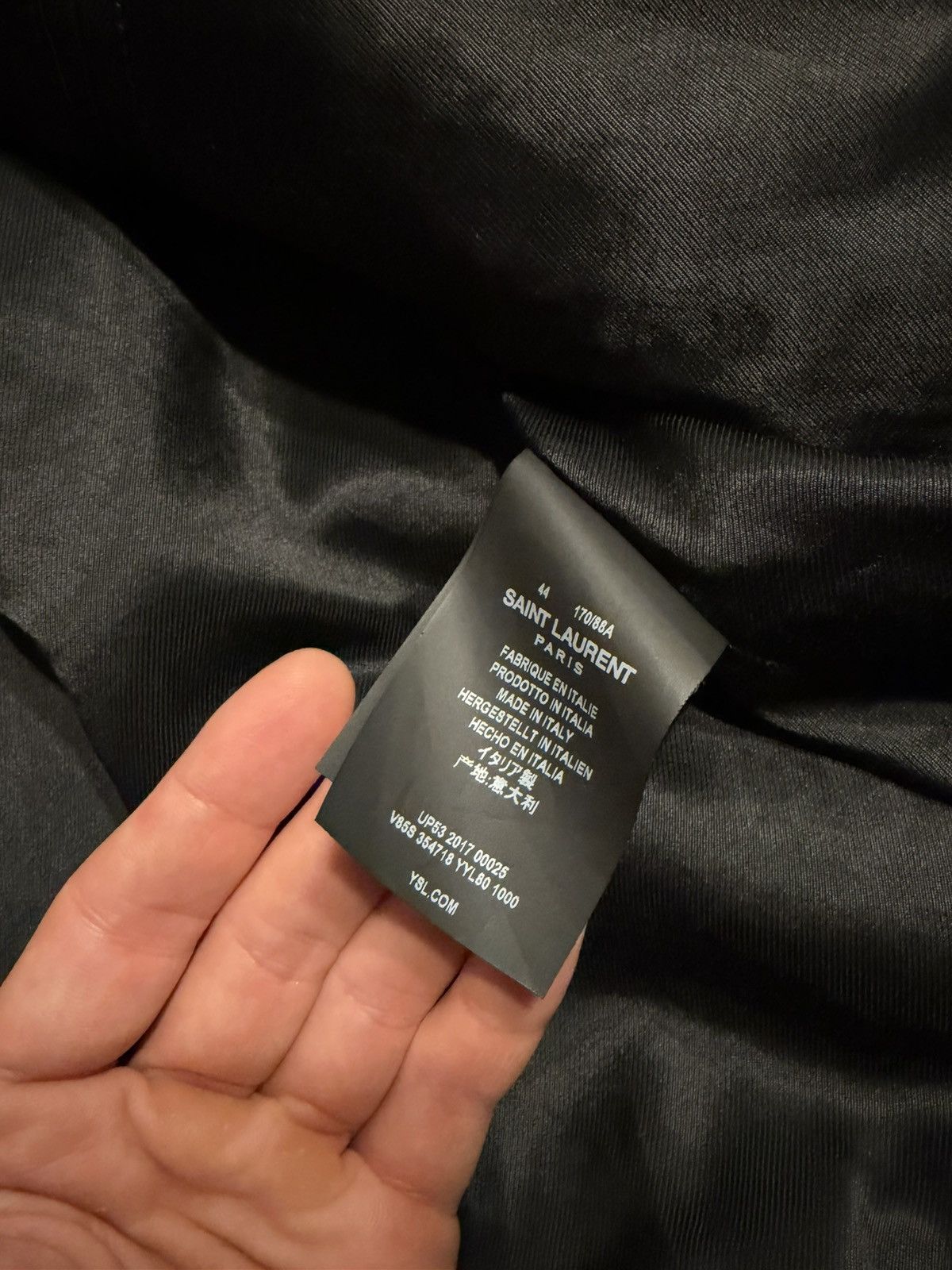 Saint Laurent Paris 2017 Saint Laurent Teddy Bomber Size US S / EU 44-46 / 1 - 2 Thumbnail