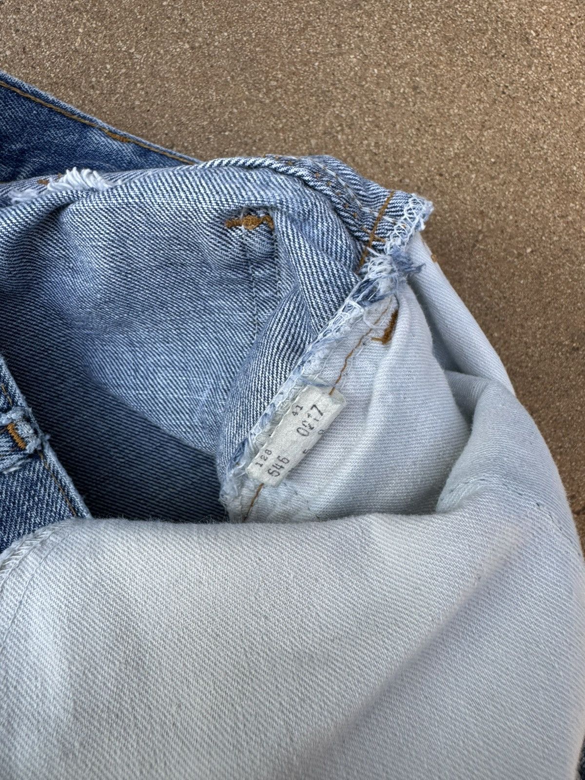 Levi's Vtg 70’s Levi’s 646 Orange Tab Bellbottom Flare Jeans 31x28 Size US 31 - 5 Thumbnail