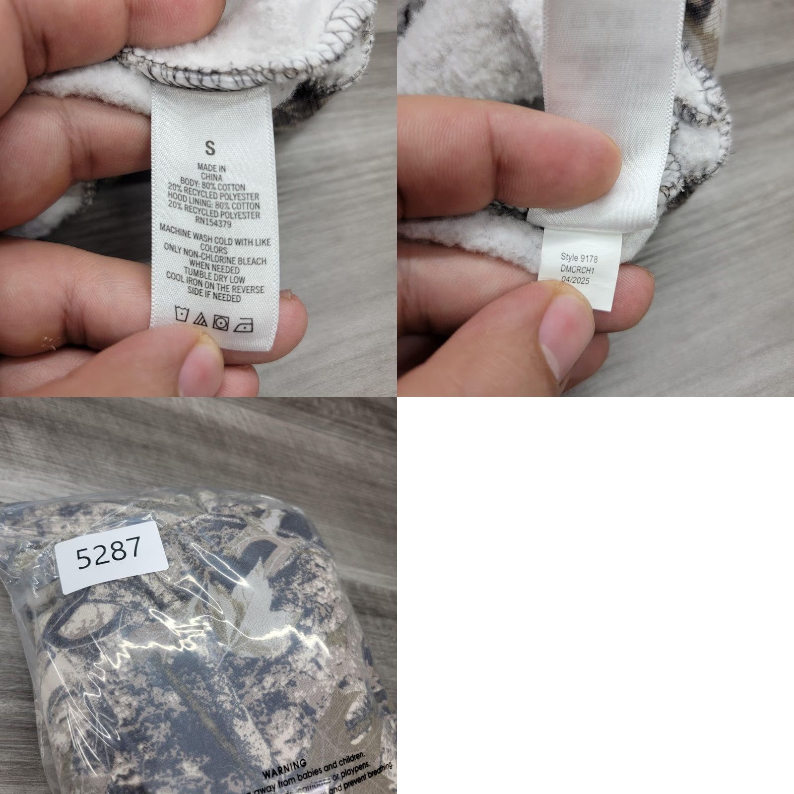 Aeropostale VINTAGE Aeropostale Hoodie Teens S Brown Camouflage Pullover Fleece Kangaroo Pocket Hunting Size US S / EU 44-46 / 1 - 8 Thumbnail
