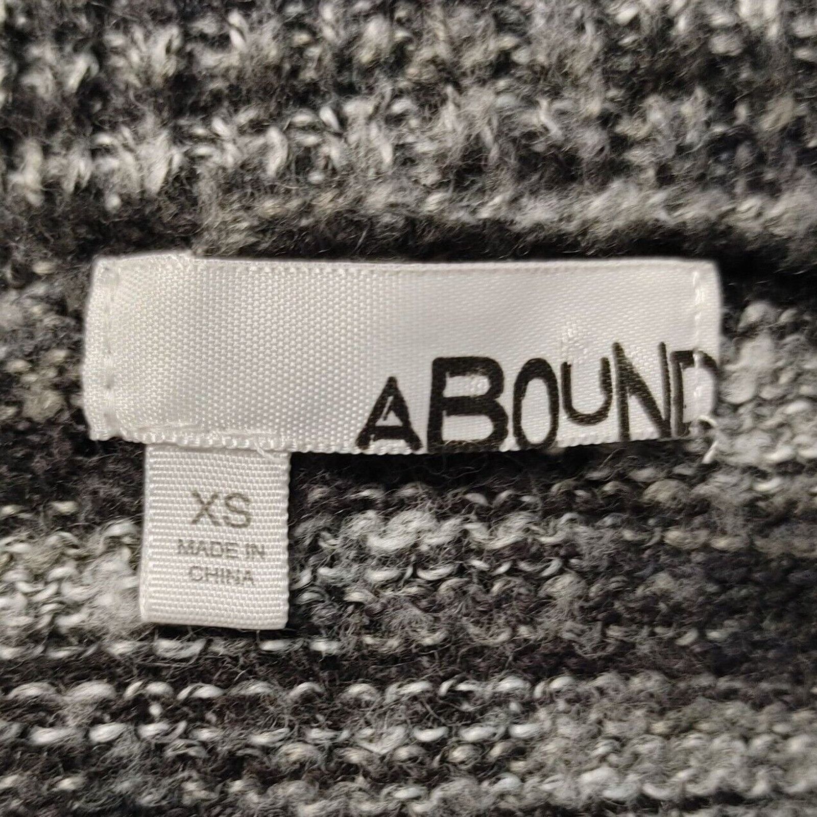 Other Abound Women's Gray Knit Long Sleeve Pull-Over Sweater XS Size XS / US 0-2 / IT 36-38 - 3 Thumbnail