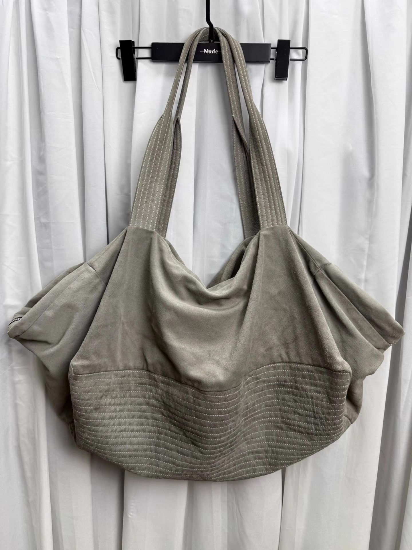 Ann Demeulemeester Ann Demeulemeester Oversized Suede Tote Bag K20 Size ONE SIZE - 1 Thumbnail