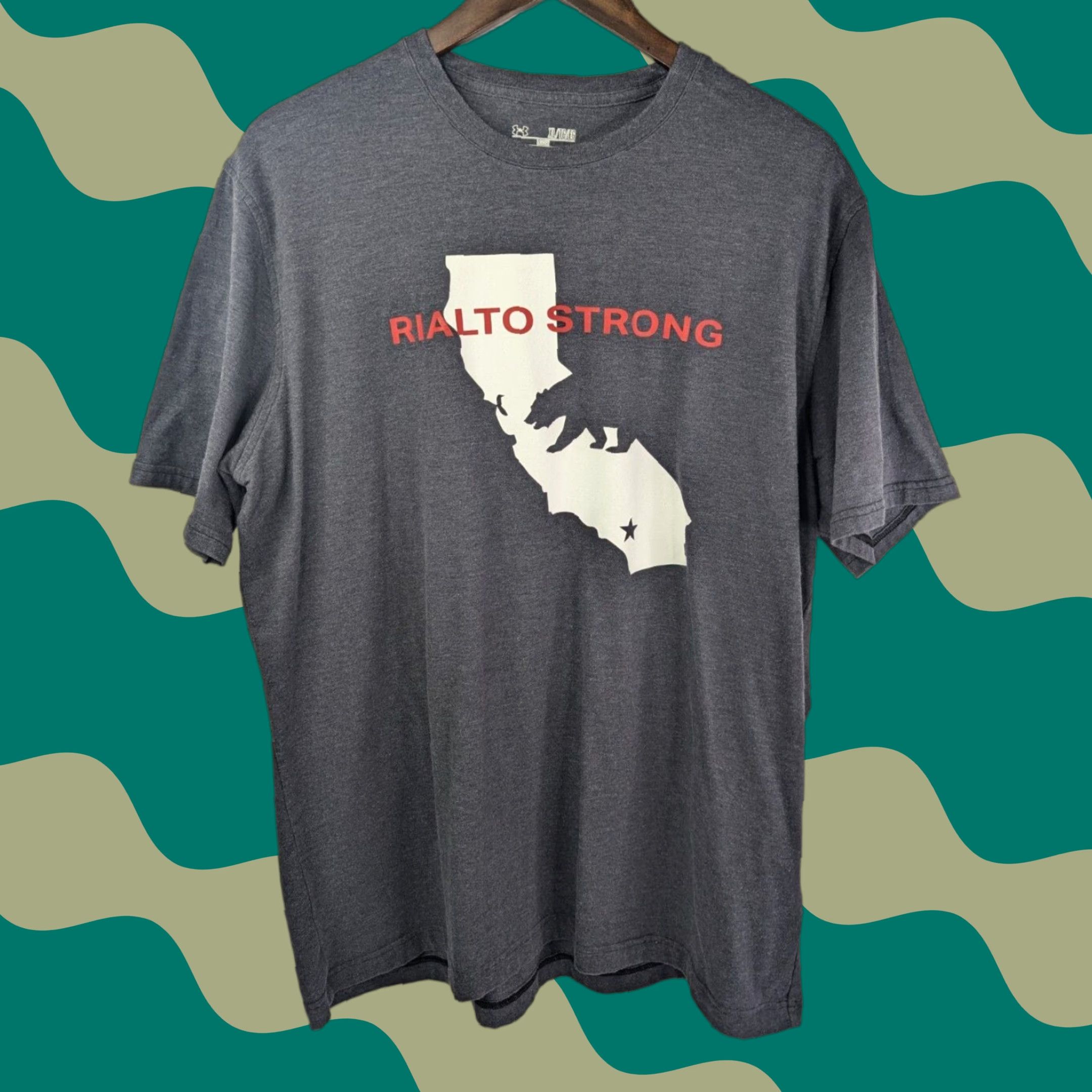 Under Armour Under Armour Shirt Men's XL Bear California Rialto Strong Heat Gear Loose Fit Black Logo Short Sleeve Crew Neck T-Shirt Size US XL / EU 56 / 4 - 1 Thumbnail