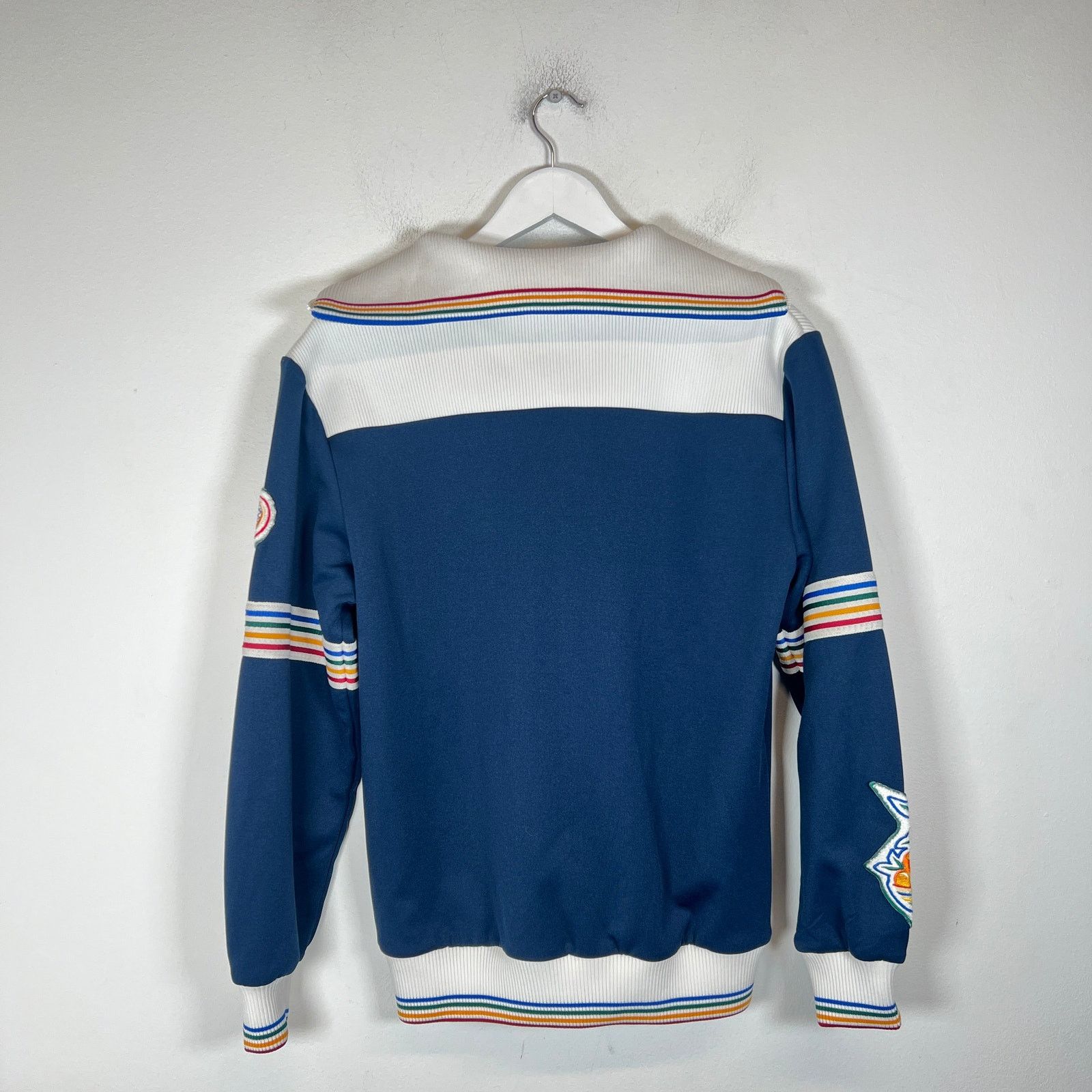 Casablanca Casablanca Navy Patch Track Varsity Jacket Size S Size US S / EU 44-46 / 1 - 2 Thumbnail