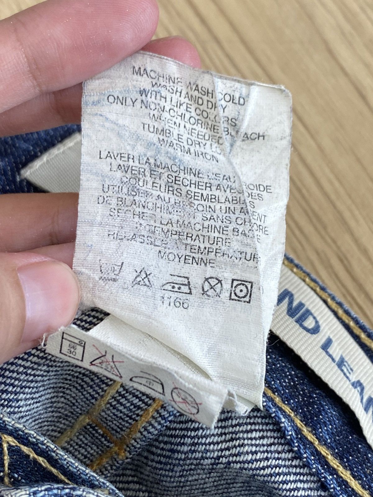 Gap GAP Blue Wash Style Ribbed Flare Jeans Size US 30 / EU 46 - 15 Thumbnail