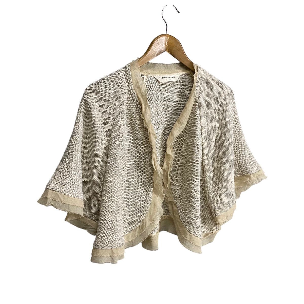 Issey Miyake × Japanese Brand × Tsumori Chisato Tsumori Chisato By issey miyake ruffle shawl collar dress Size L / US 10 / IT 46 - 2 Thumbnail