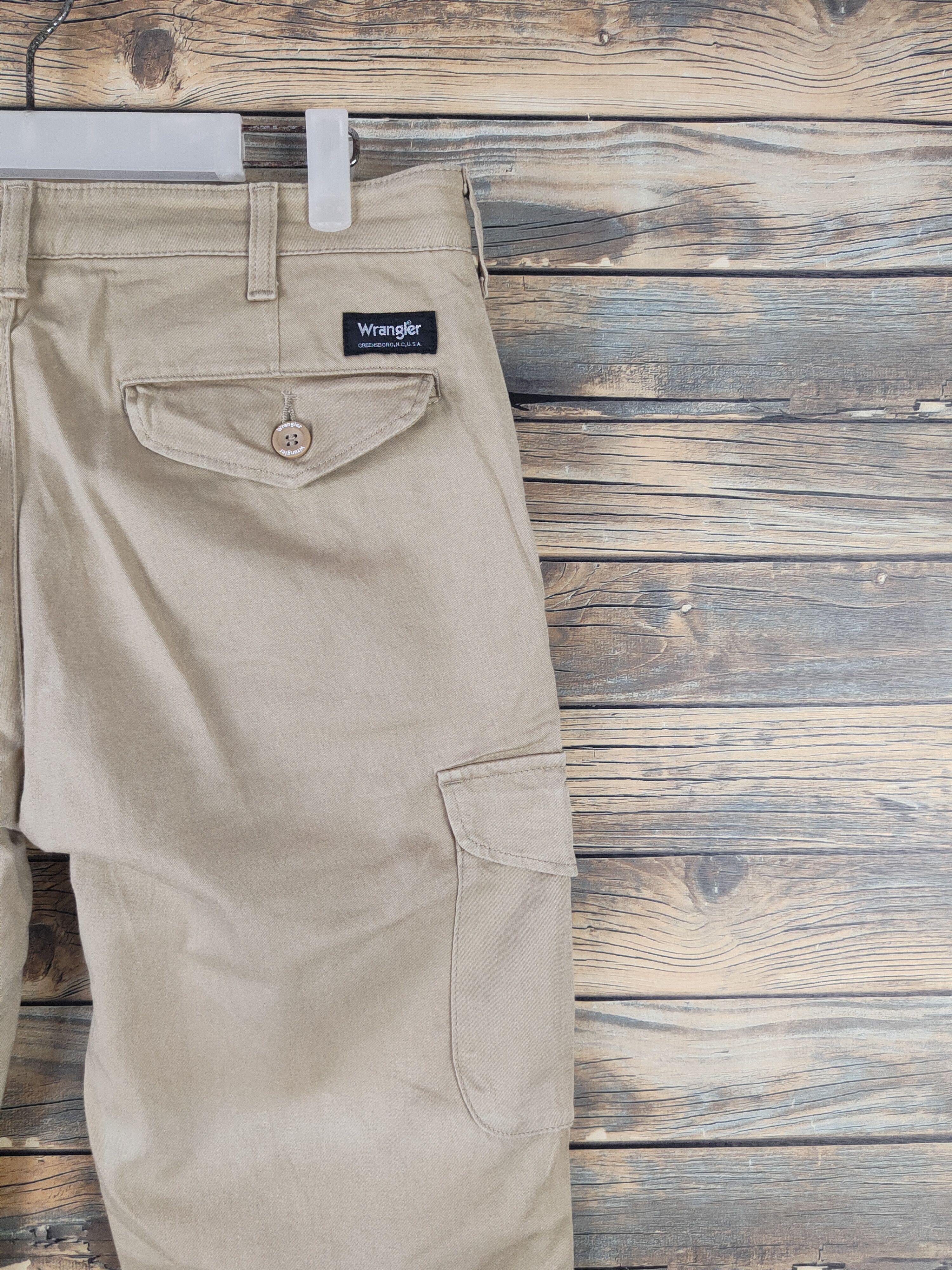 Japanese Brand DL Wrangler Beige Multipocket Cargo Pants #2115 Size US 30 / EU 46 - 10 Thumbnail