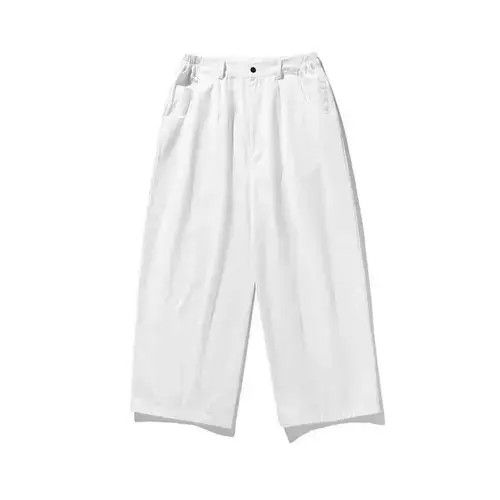 Jean 2020S/S Simple Blue Japan White Loose Pants Size US 32 / EU 48 - 1 Thumbnail