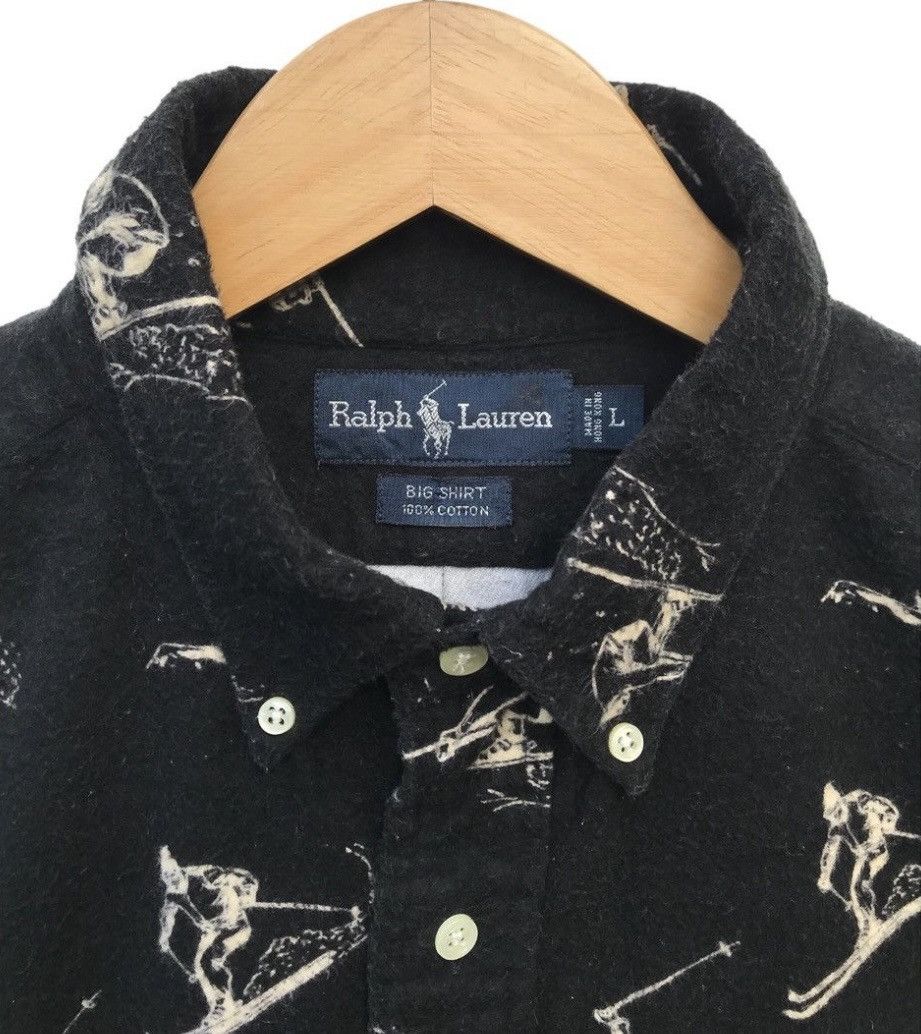 Polo Ralph Lauren Polo Ralph Lauren Ski Button Ups Overprinted Big Size Shirt Size US XXL / EU 58 / 5 - 2 Thumbnail