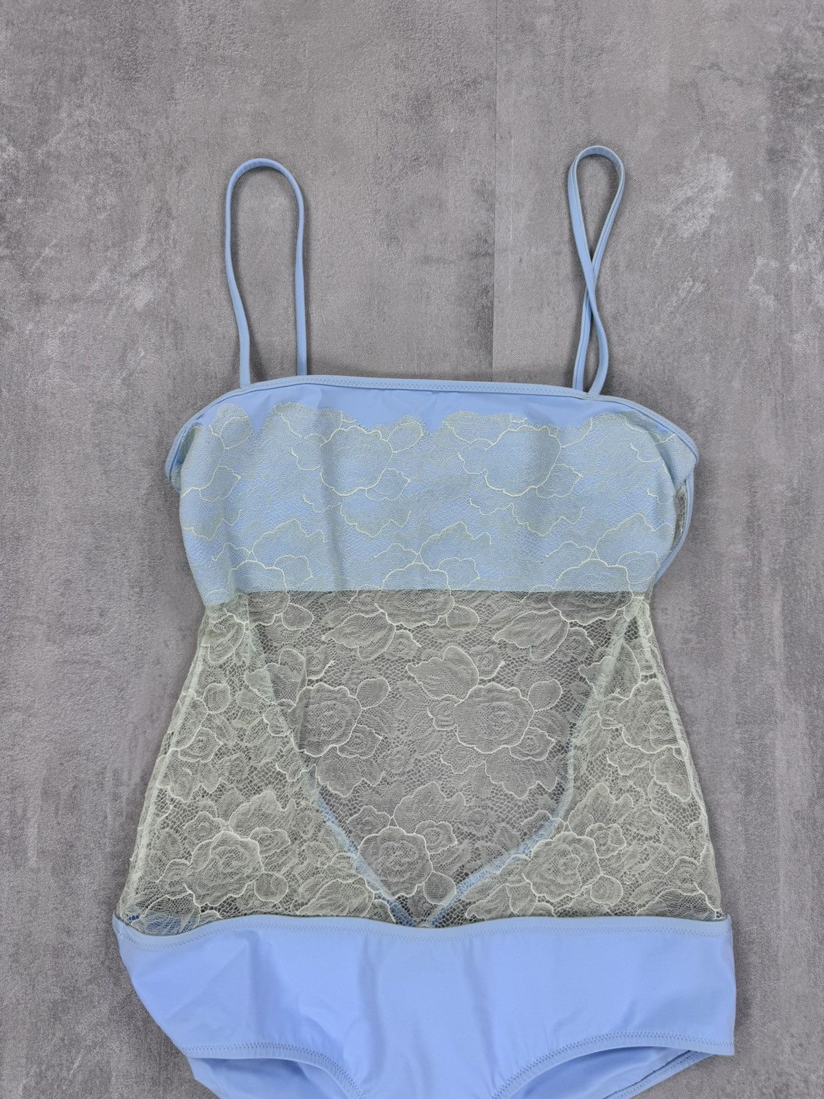 Chanel chanel 1 piece swimsuit Lace Full Swim Suit Rare Limited Size 27" / US 4 / IT 40 - 4 Thumbnail