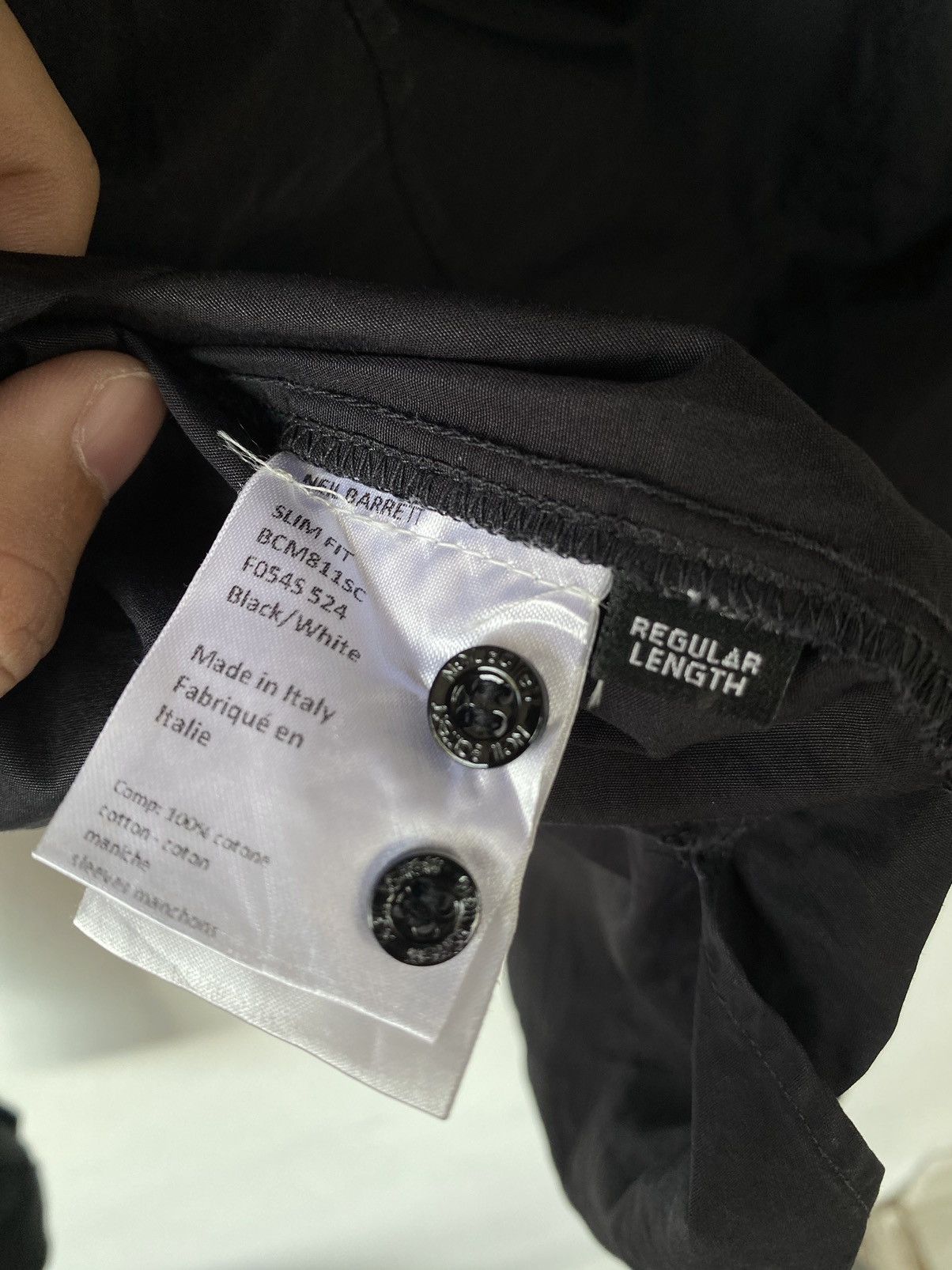 If Six Was Nine × Neil Barrett × Vintage Neil Barrett Hiden Button Up shirt Size US XS / EU 42 / 0 - 6 Thumbnail