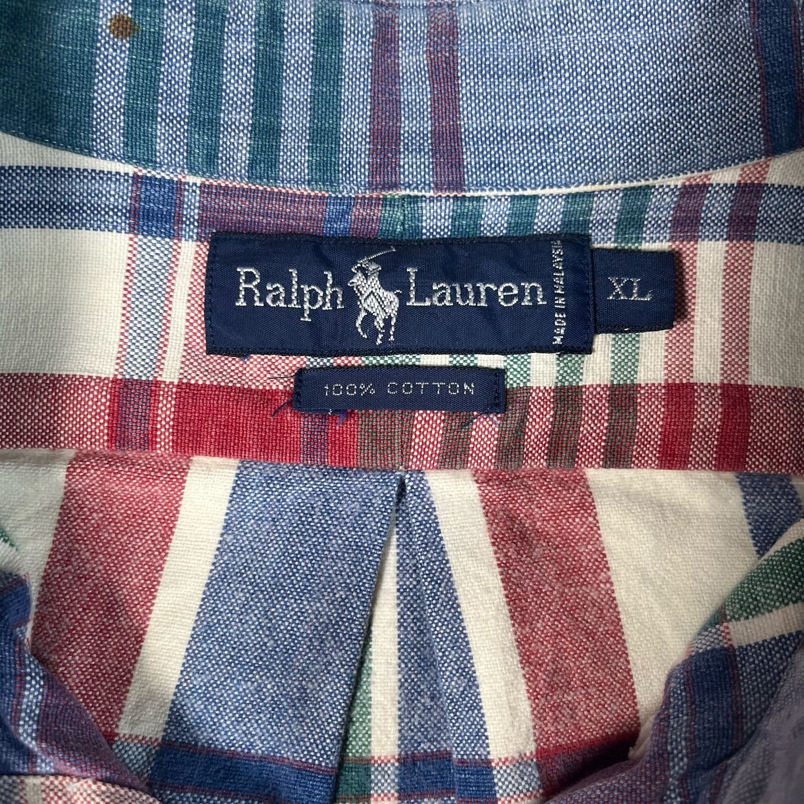Polo Ralph Lauren Y2K Polo Ralph Lauren Button Down Mens XL Multicolor 90's Size US XL / EU 56 / 4 - 8 Thumbnail