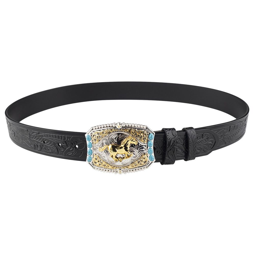 Designer Punk Vintage Belt Riveted Belts Menswear Accessories Size ONE SIZE - 3 Thumbnail