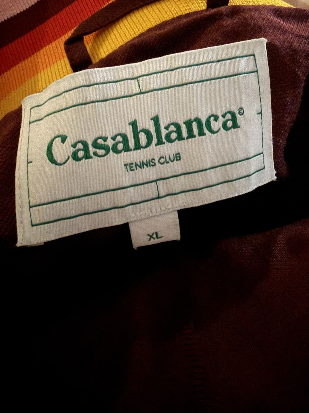 Casablanca ****RARE CASABLANCA SATIN BOMBER Size US XL / EU 56 / 4 - 3 Thumbnail