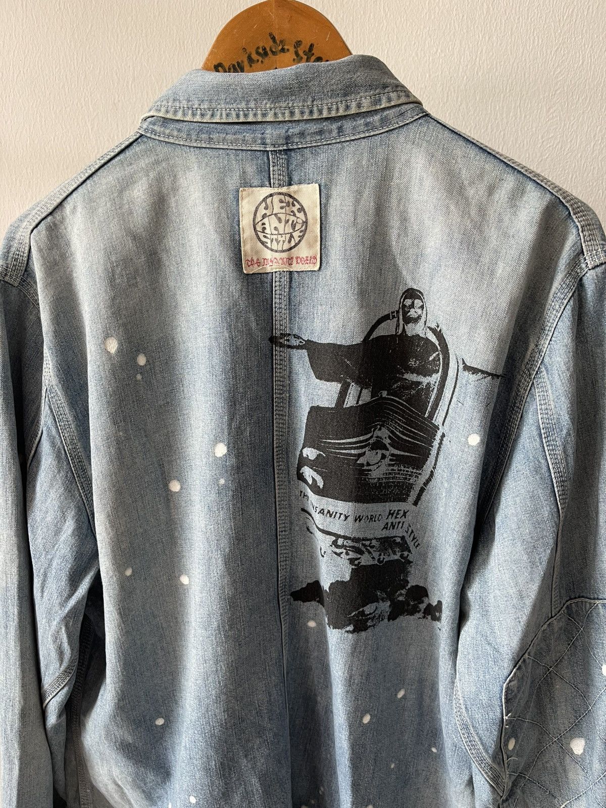 If Six Was Nine Hex antistyle Chore Distressed boro Jacket Size US L / EU 52-54 / 3 - 8 Thumbnail